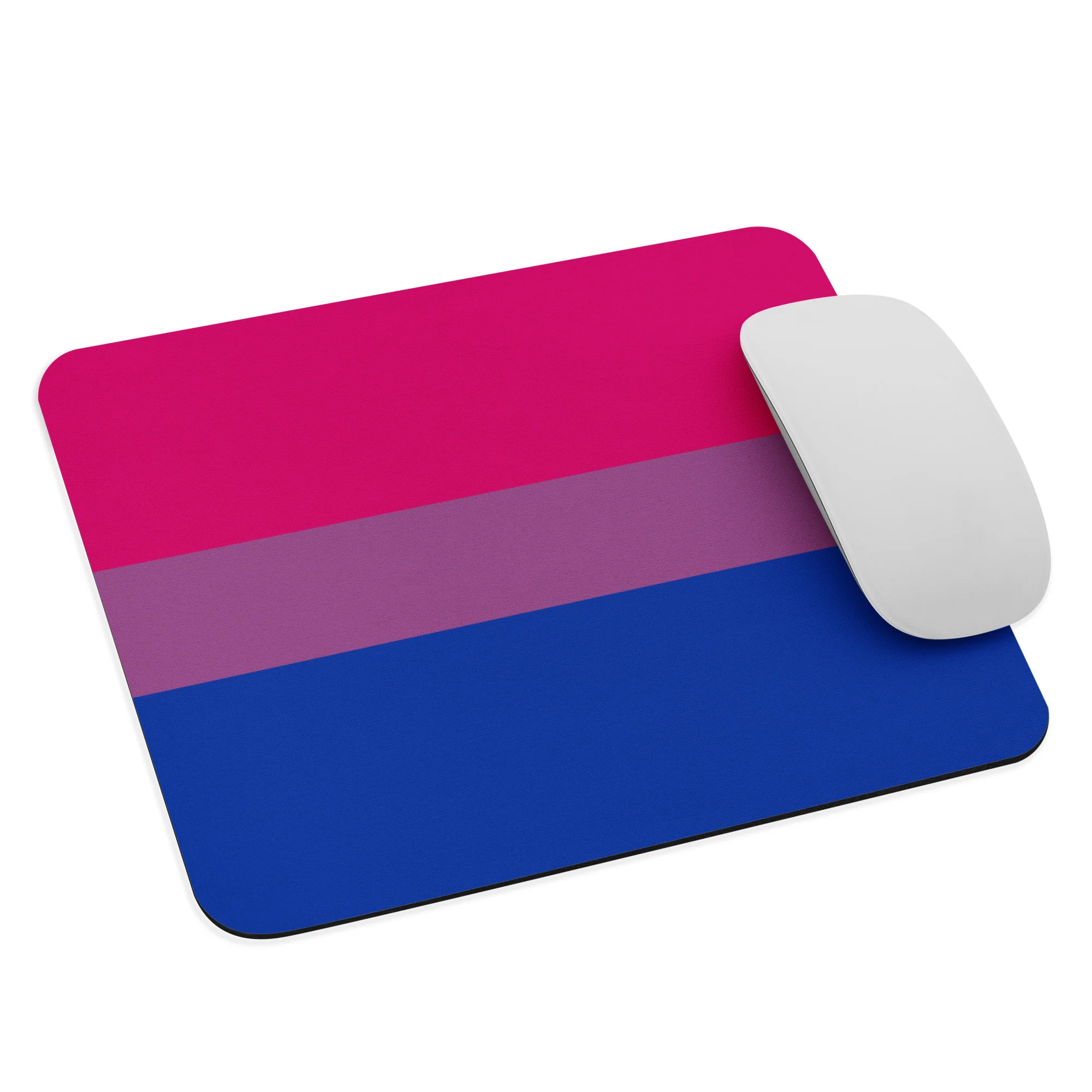 Bisexual Pride Flag Mouse Pad/Mouse Mat - Image 3