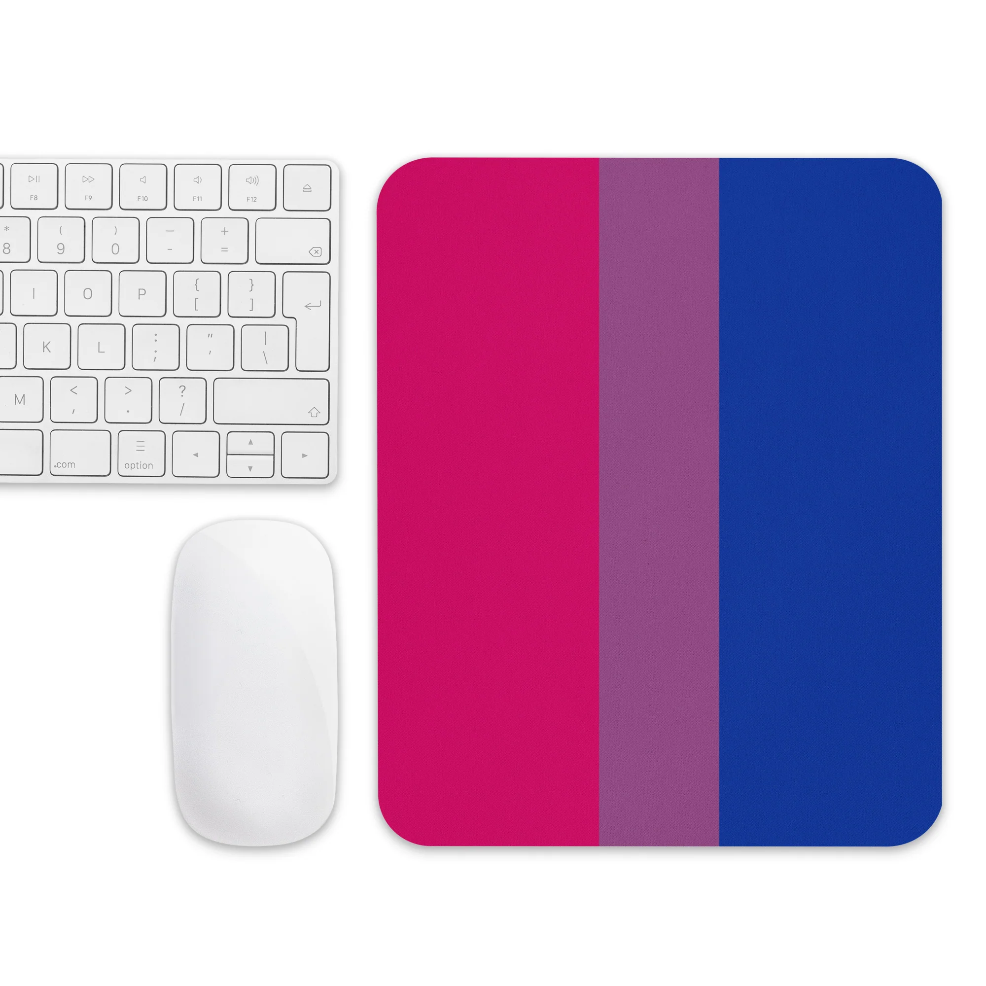 Bisexual Pride Flag Mouse Pad/Mouse Mat - Image 4
