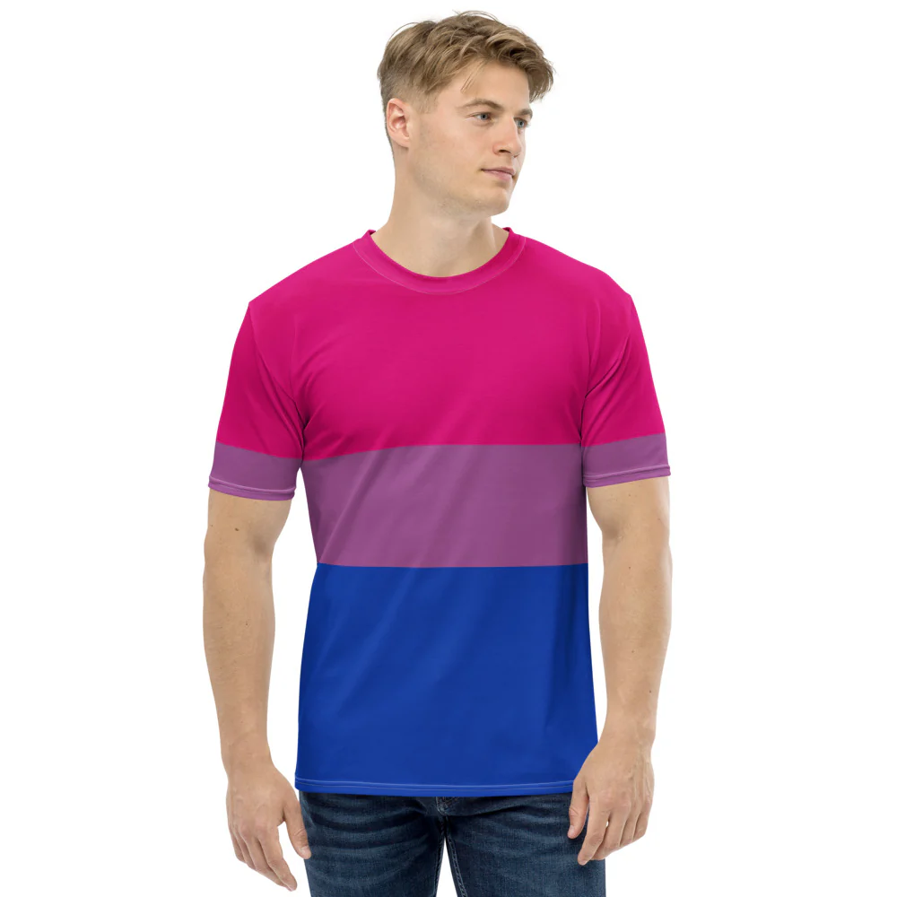Bisexual Pride Flag T-shirt - Image 4