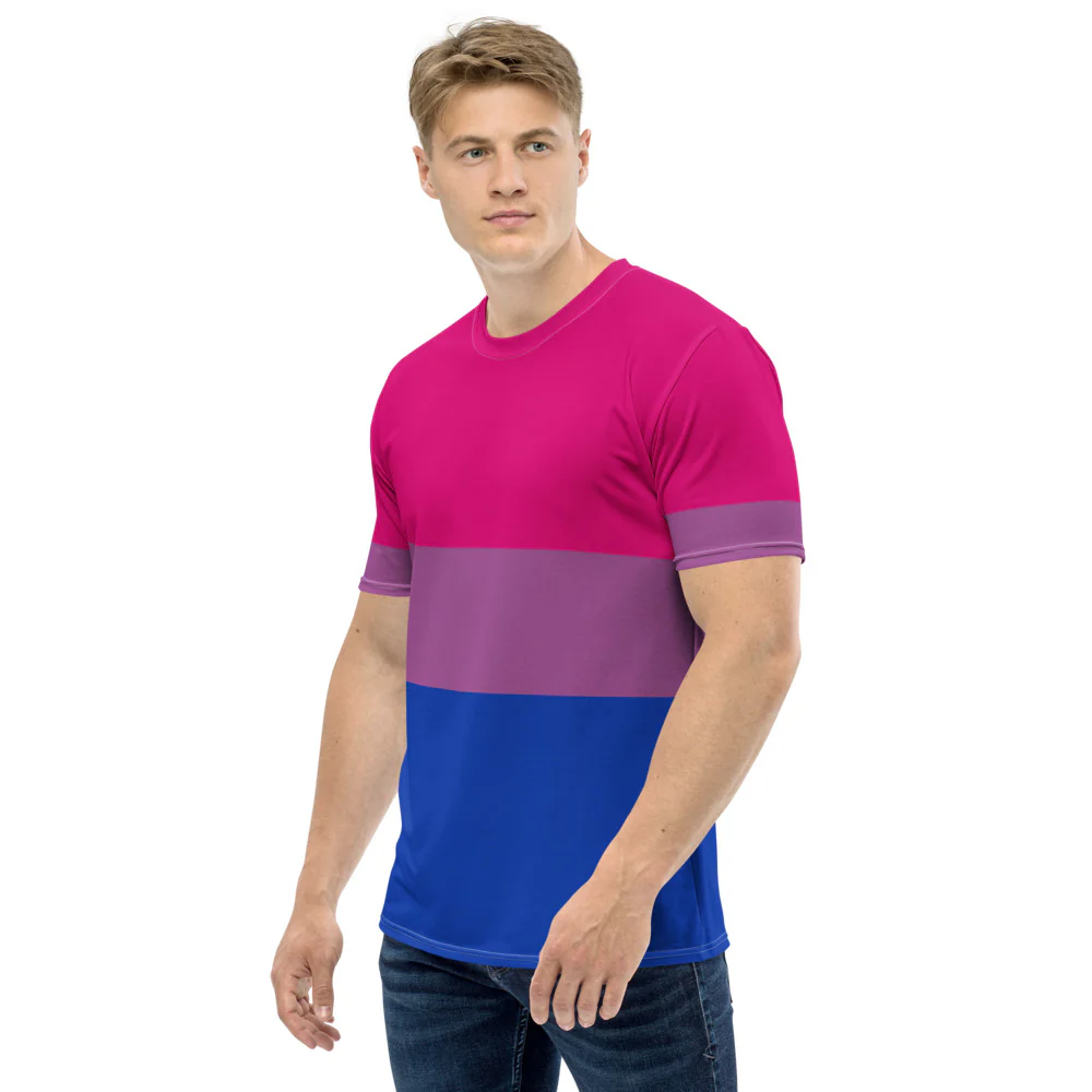 Bisexual Pride Flag T-shirt - Image 5