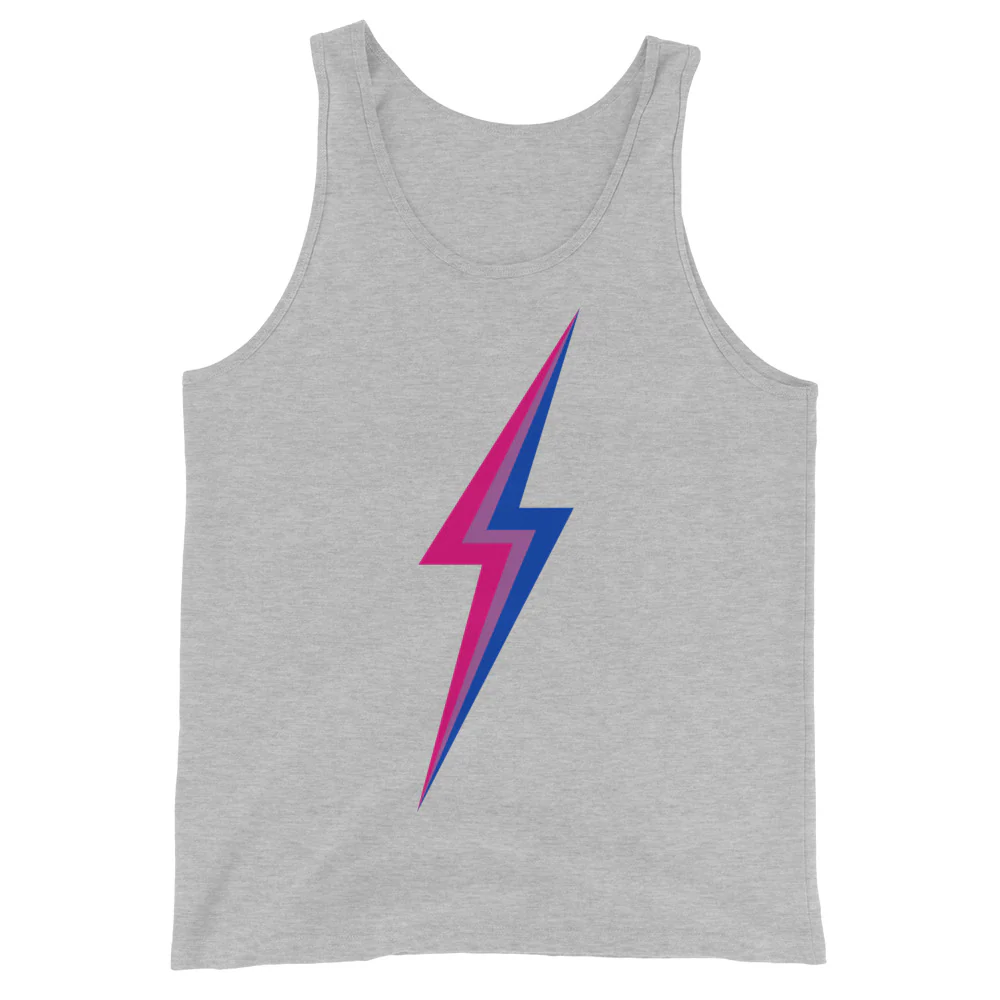 Bisexual Pride Lightning Tank Top - Image 3