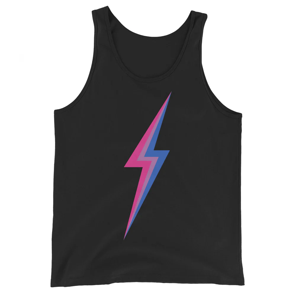 Bisexual Pride Lightning Tank Top - Image 5