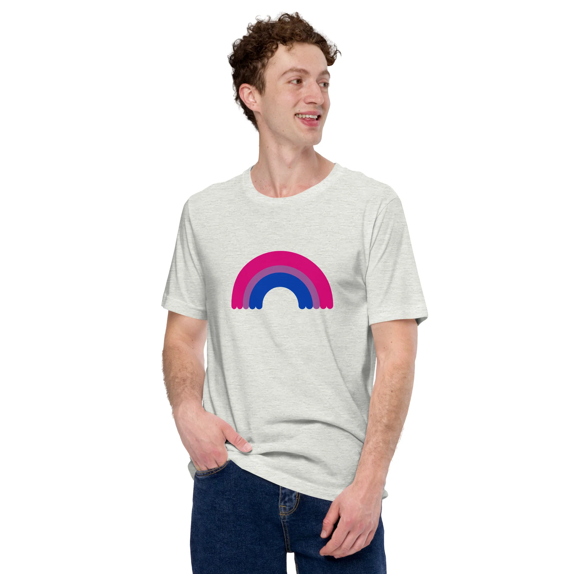 Bisexual Rainbow T-Shirt - Image 3