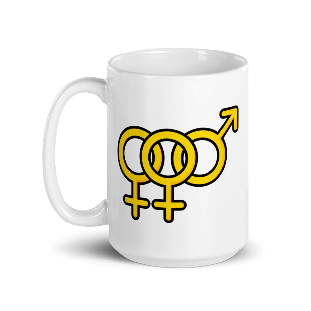 Bisexual Woman Symbol Mug - Image 5