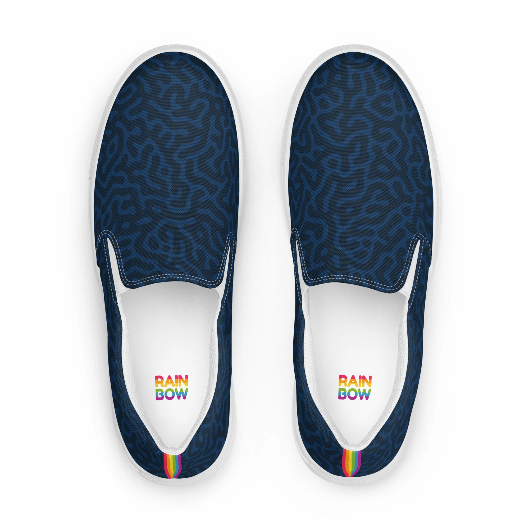 Blue Turing Pattern Slip-on Shoes (female sizes) - Image 3