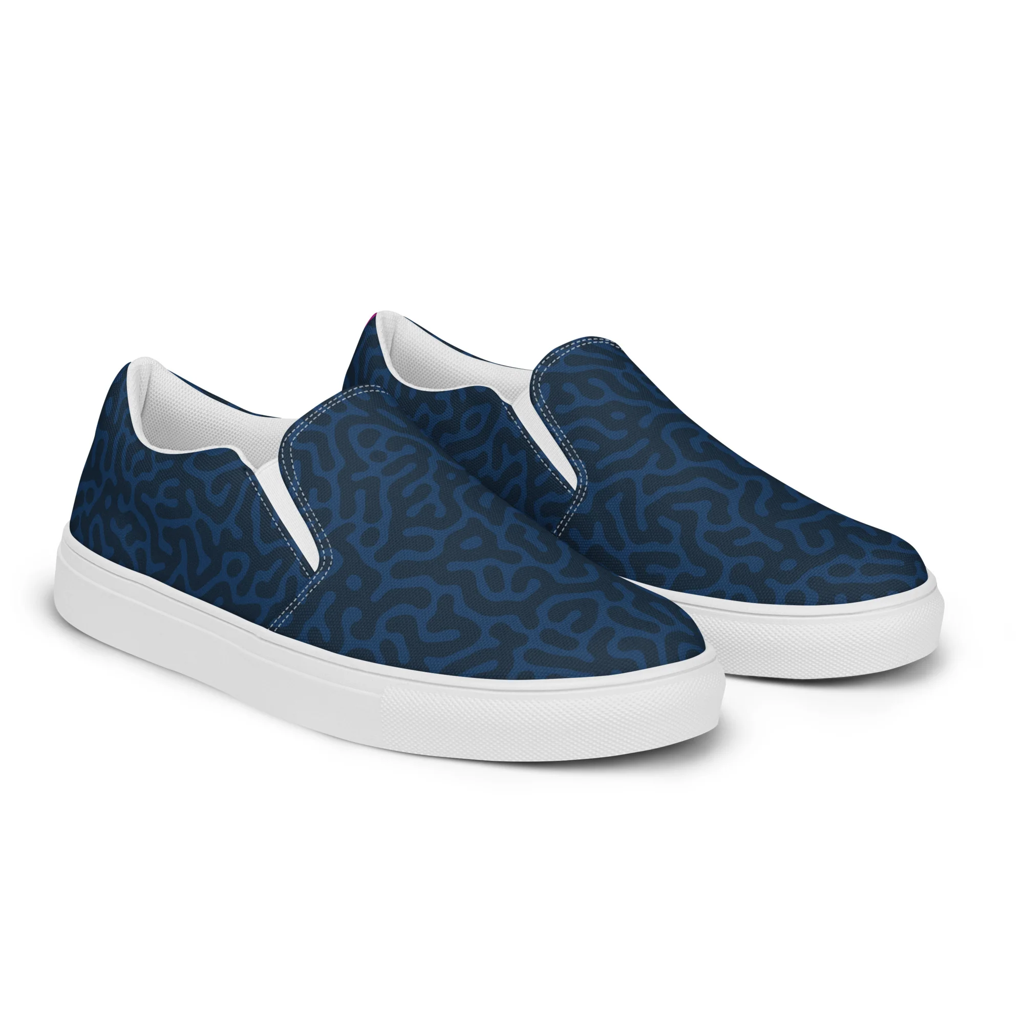 Blue Turing Pattern Slip-on Shoes (female sizes) - Image 9