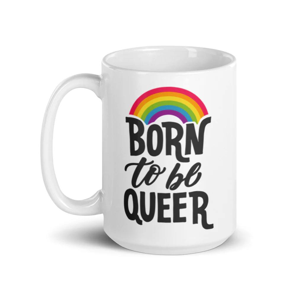 Born To Be Queer Mug - Image 5