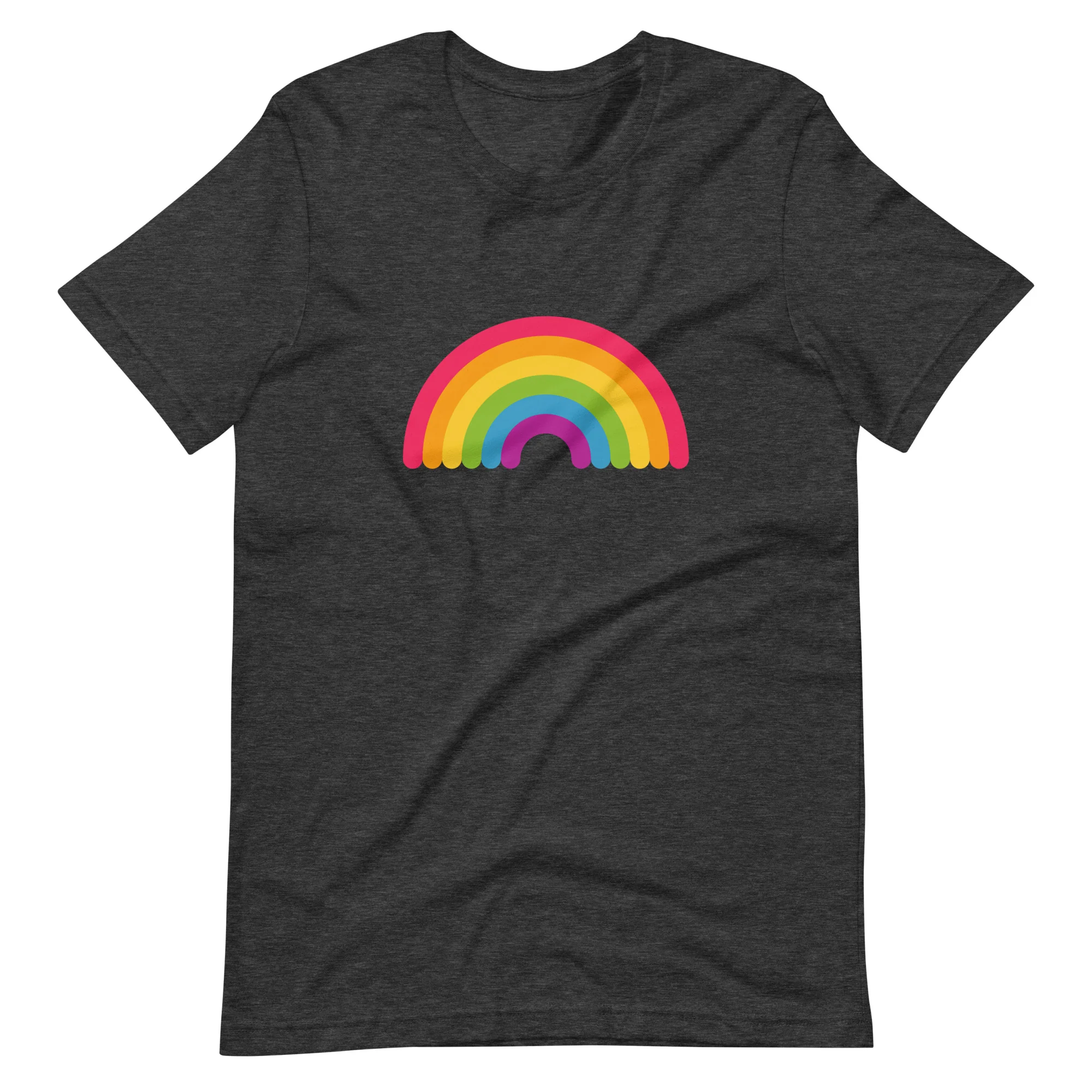 Bright Rainbow Pride Rainbow T-Shirt - Image 5