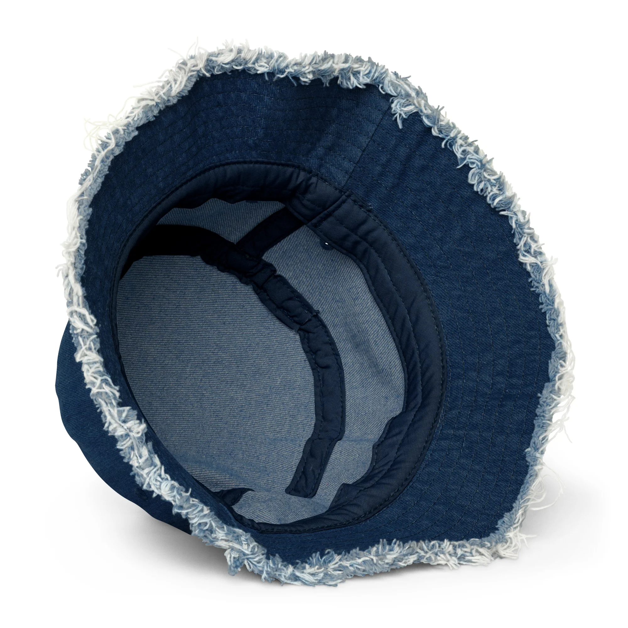 Choose Love Distressed Denim Bucket Hat - Image 4