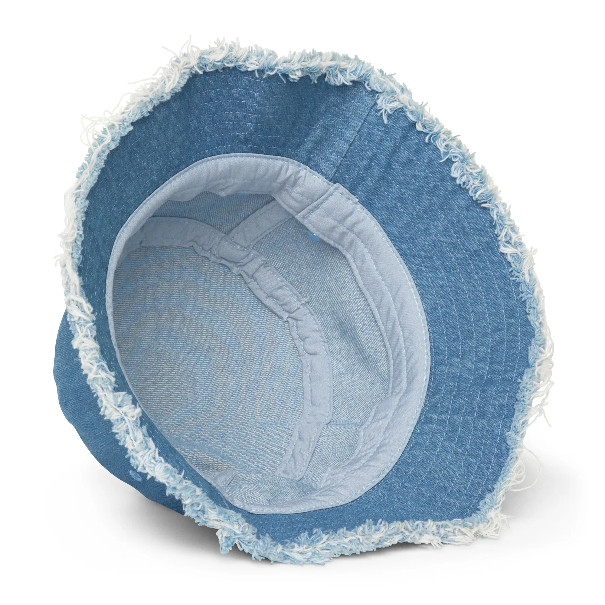 Choose Love Distressed Denim Bucket Hat - Image 9