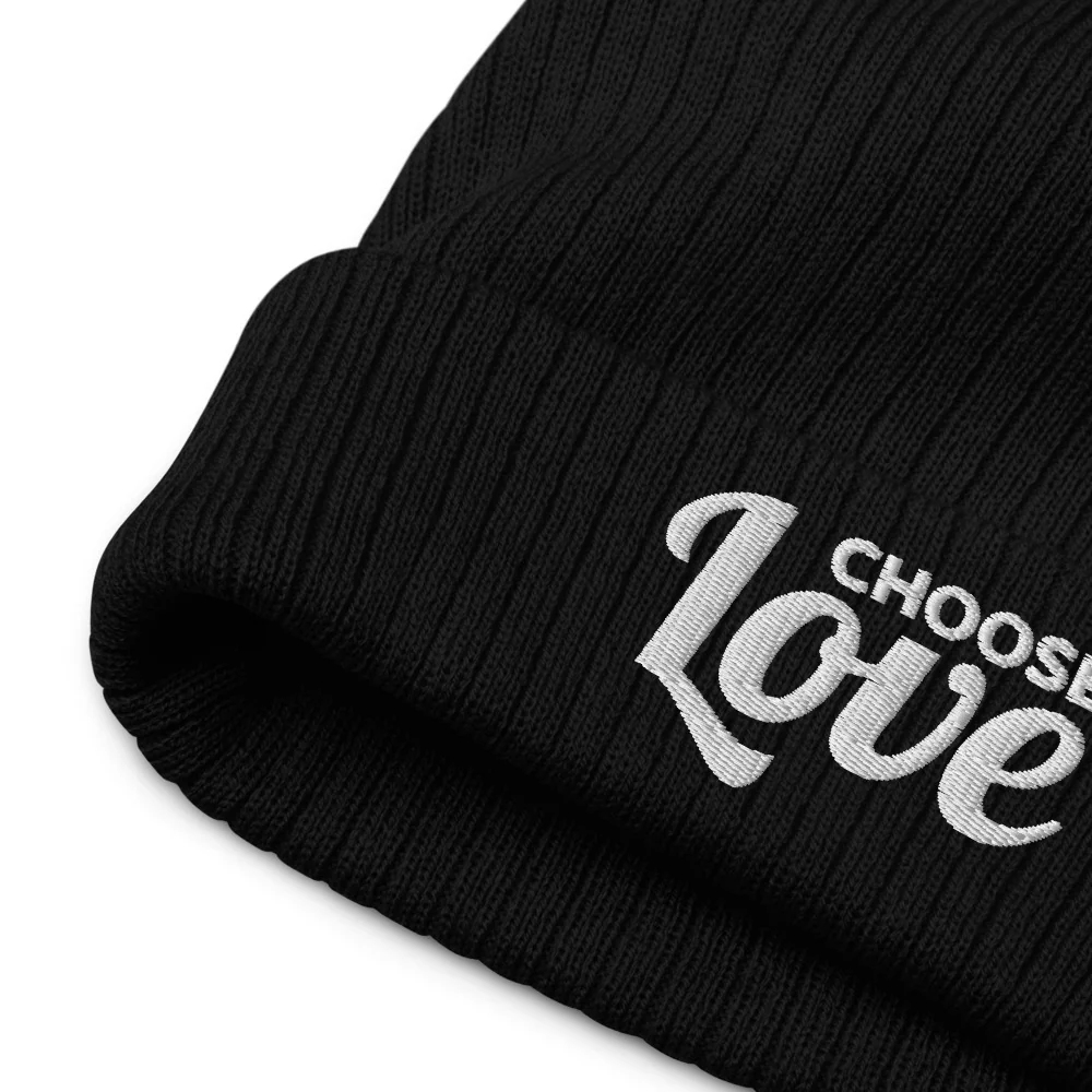 Choose Love Eco Beanie - Image 4