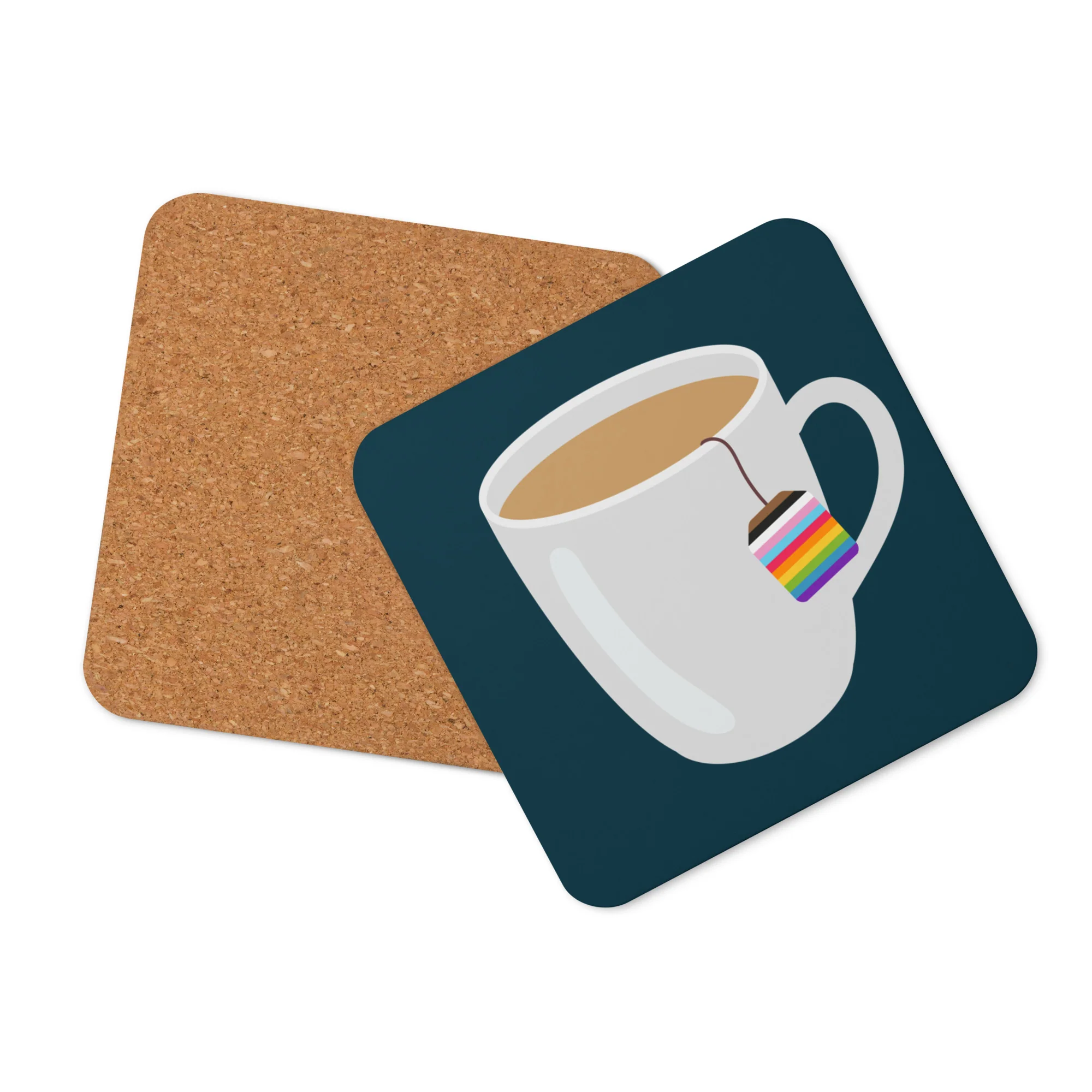 Cup of Rainbow Pride Tea Coaster - Image 5