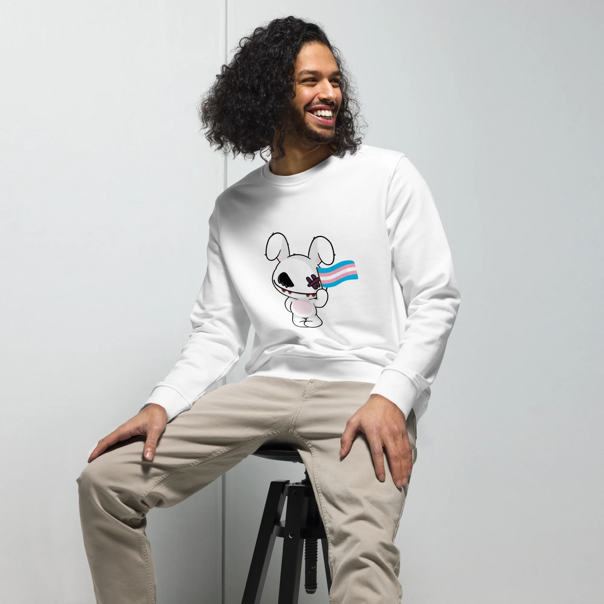 Deadly Bunny Trans Sweatshirt - Image 3