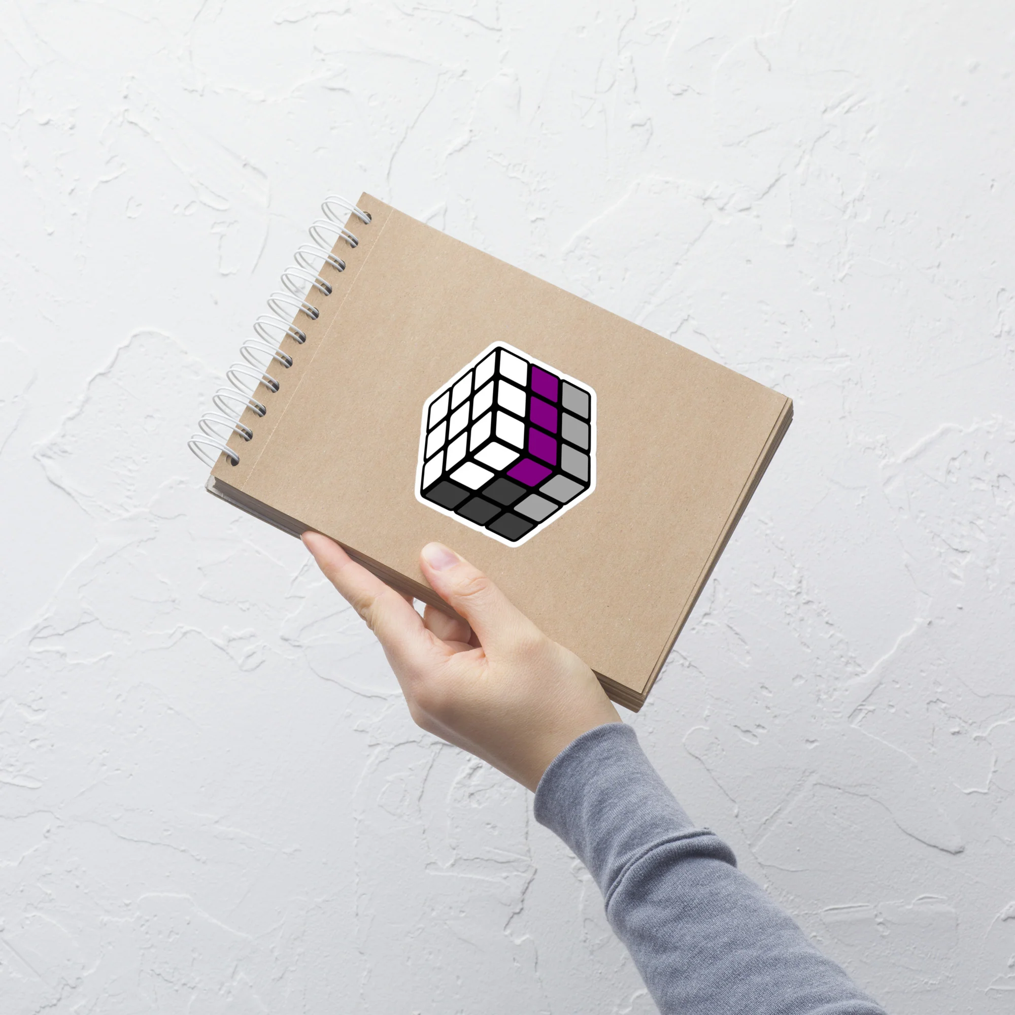 Demisexual Pride Flag Rubik’s Cube Sticker - Image 6