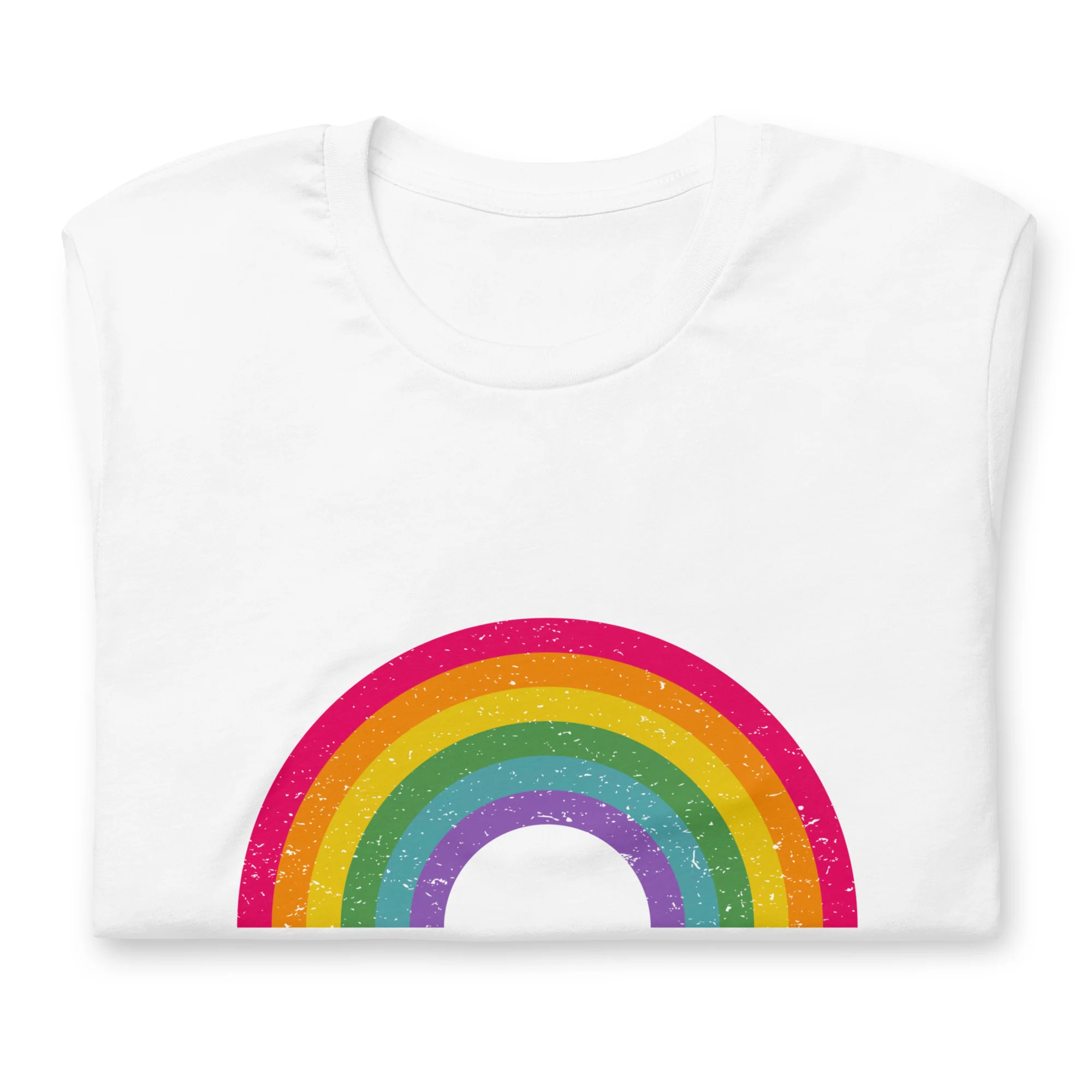 Distressed Pride Rainbow T-Shirt - Image 2