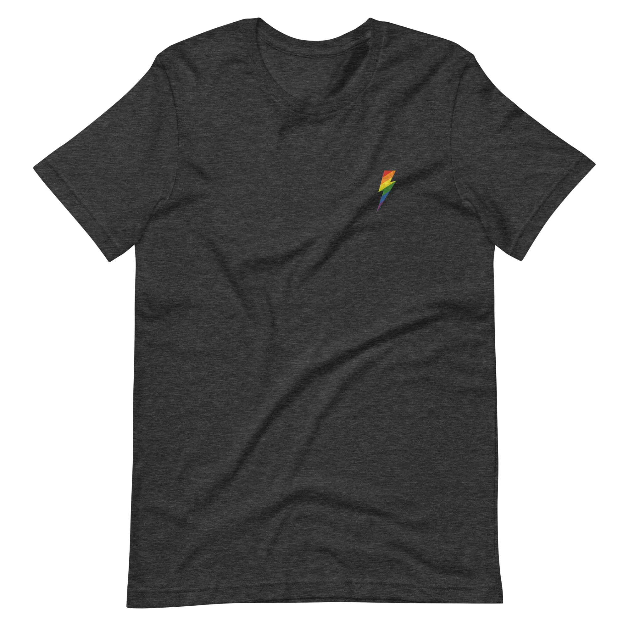 Embroidered Rainbow Lightning Strike T-Shirt - Image 4
