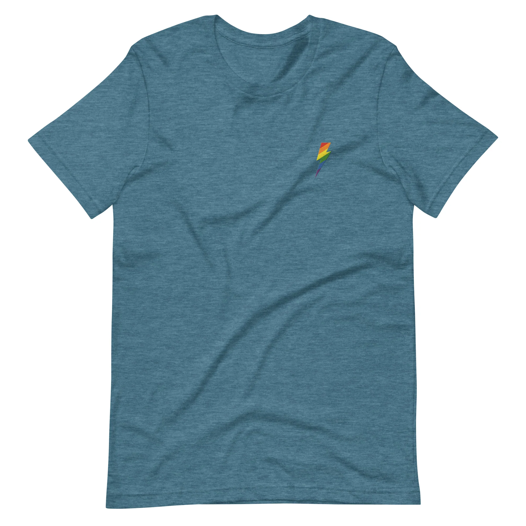 Embroidered Rainbow Lightning Strike T-Shirt - Image 8