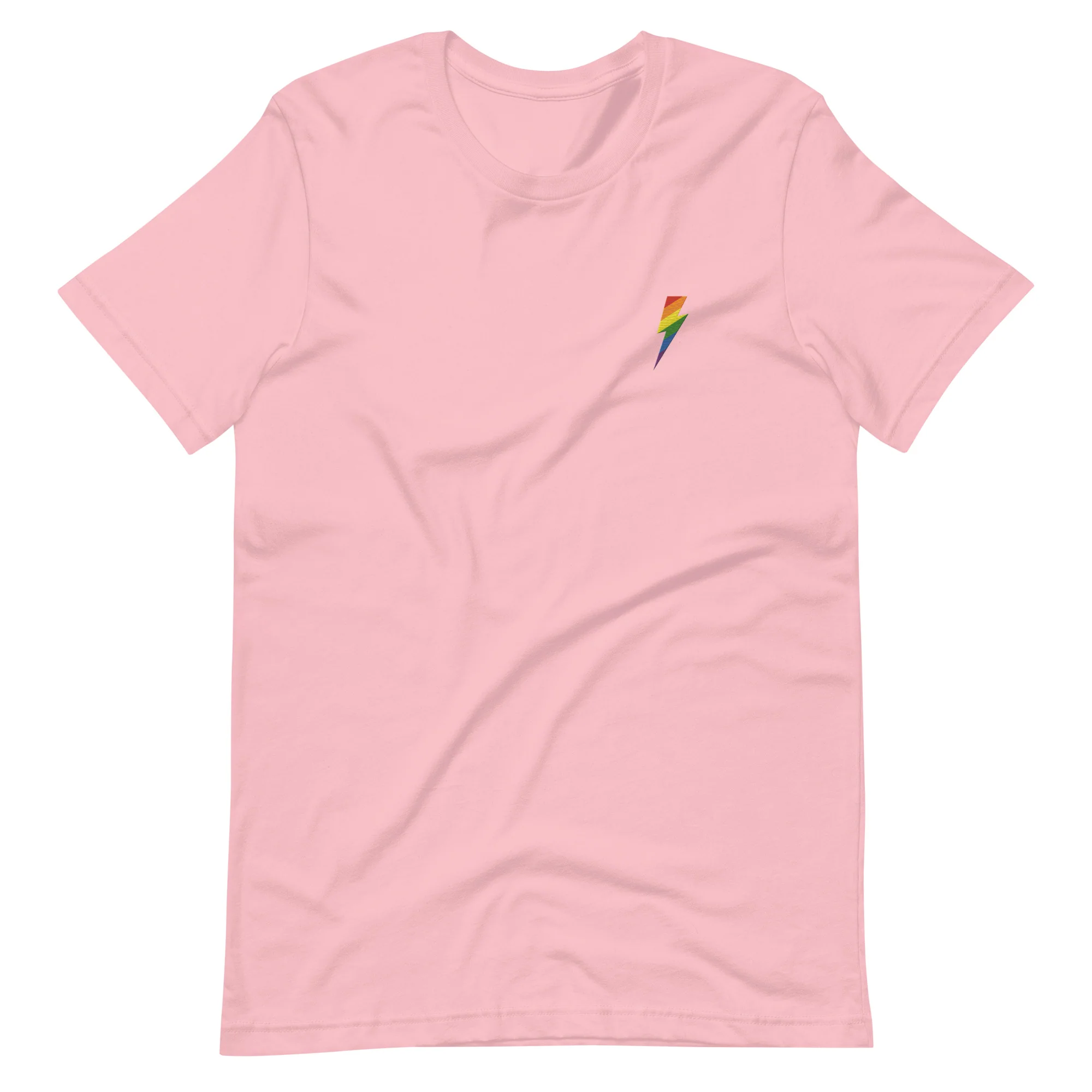 Embroidered Rainbow Lightning Strike T-Shirt - Image 9