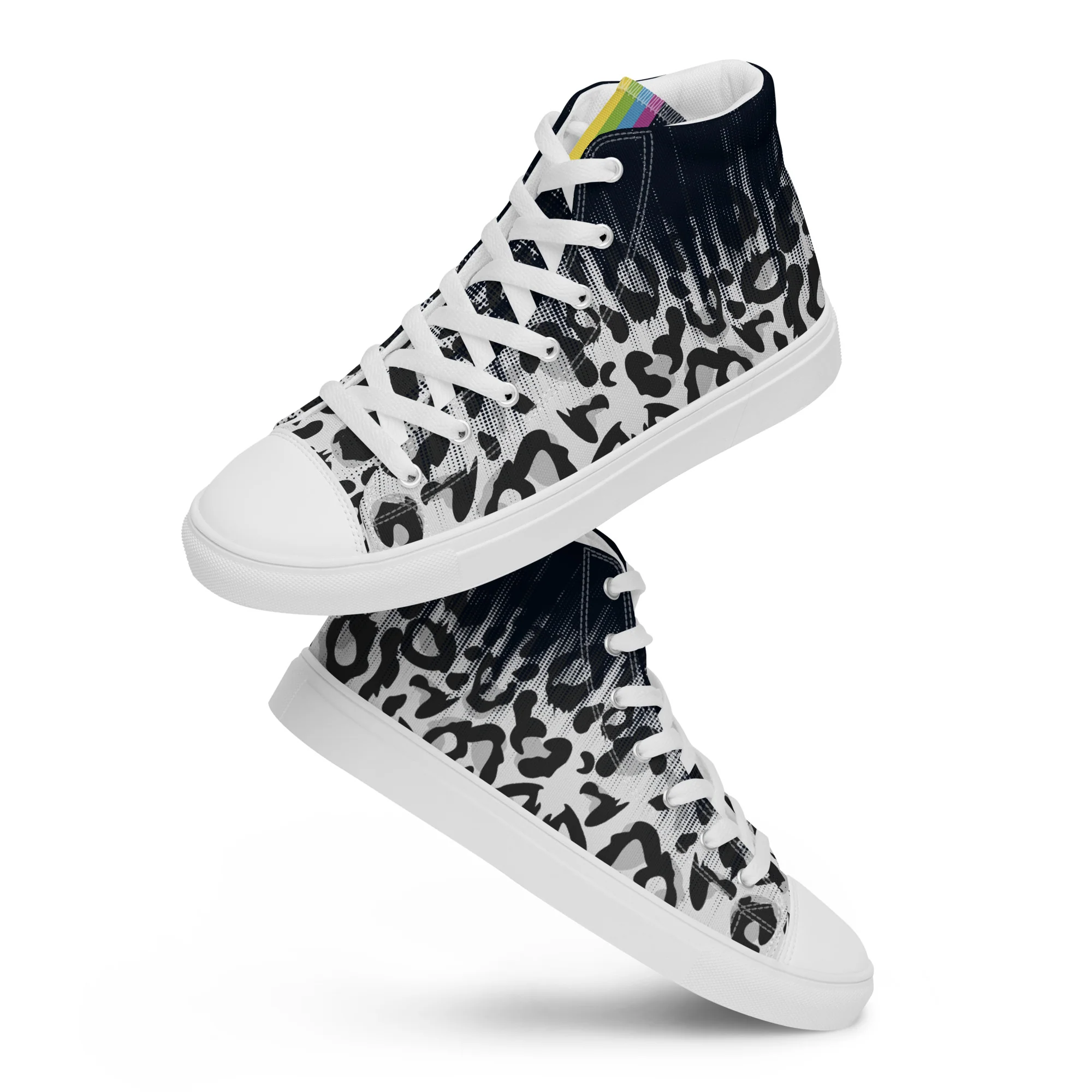 Faded Leopard High Top Trainers (female sizes) - Image 5