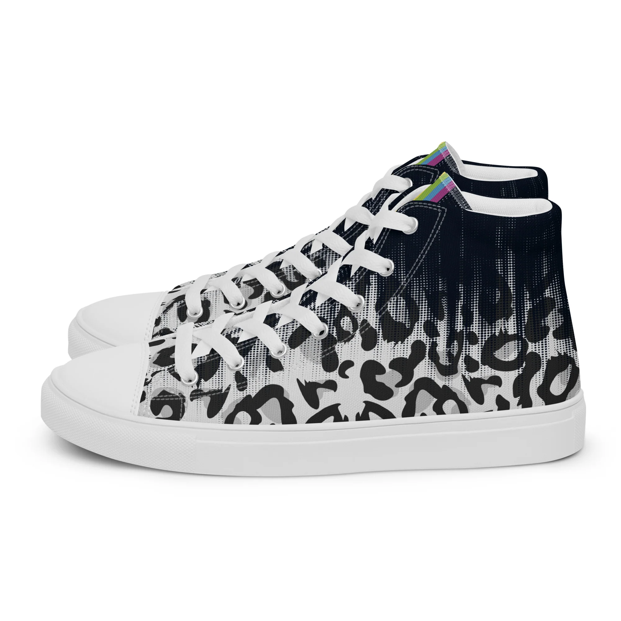 Faded Leopard High Top Trainers (female sizes) - Image 6