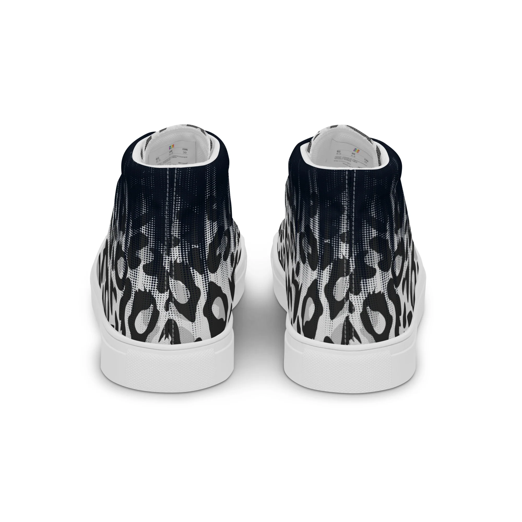 Faded Leopard High Top Trainers (female sizes) - Image 7