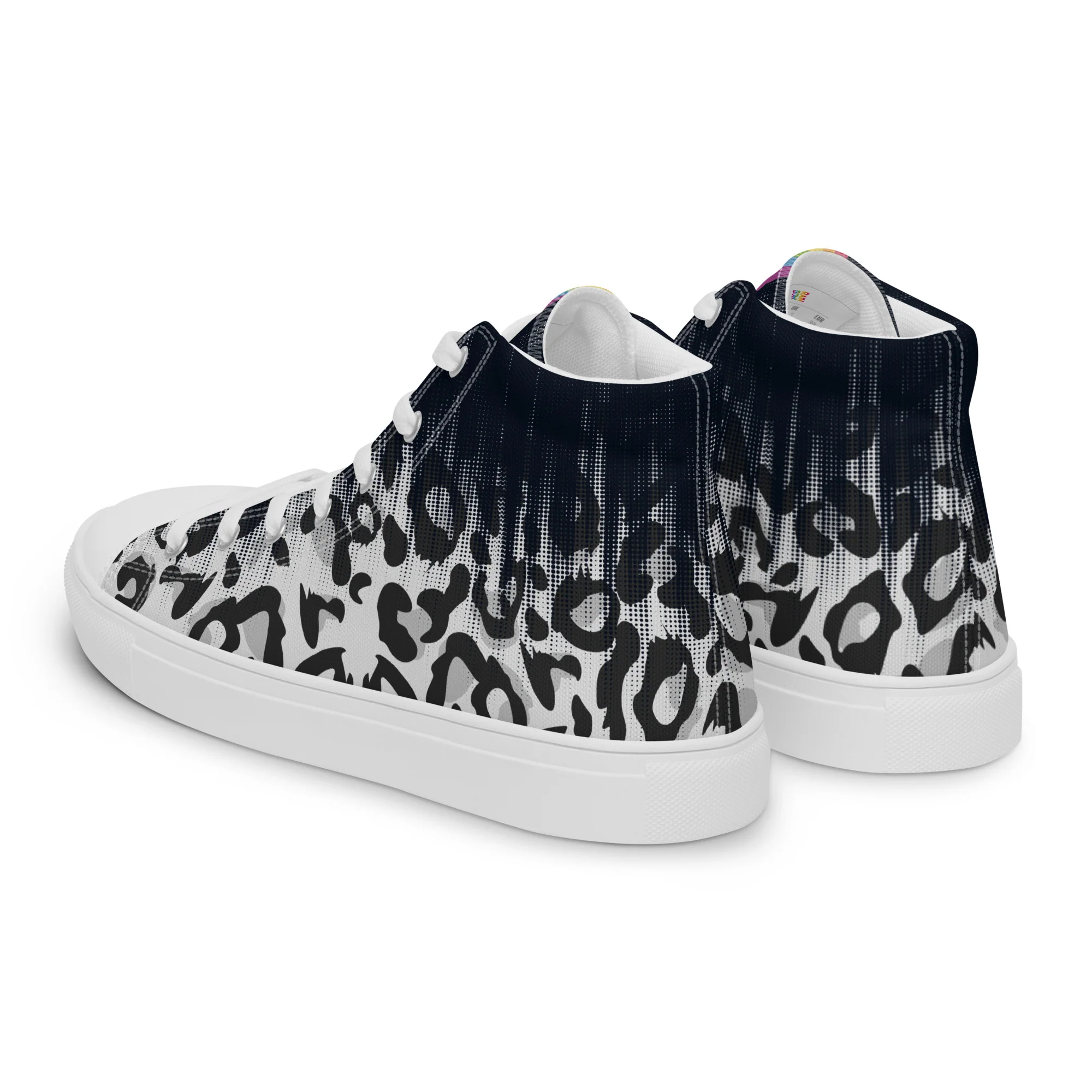 Faded Leopard High Top Trainers (female sizes) - Image 8