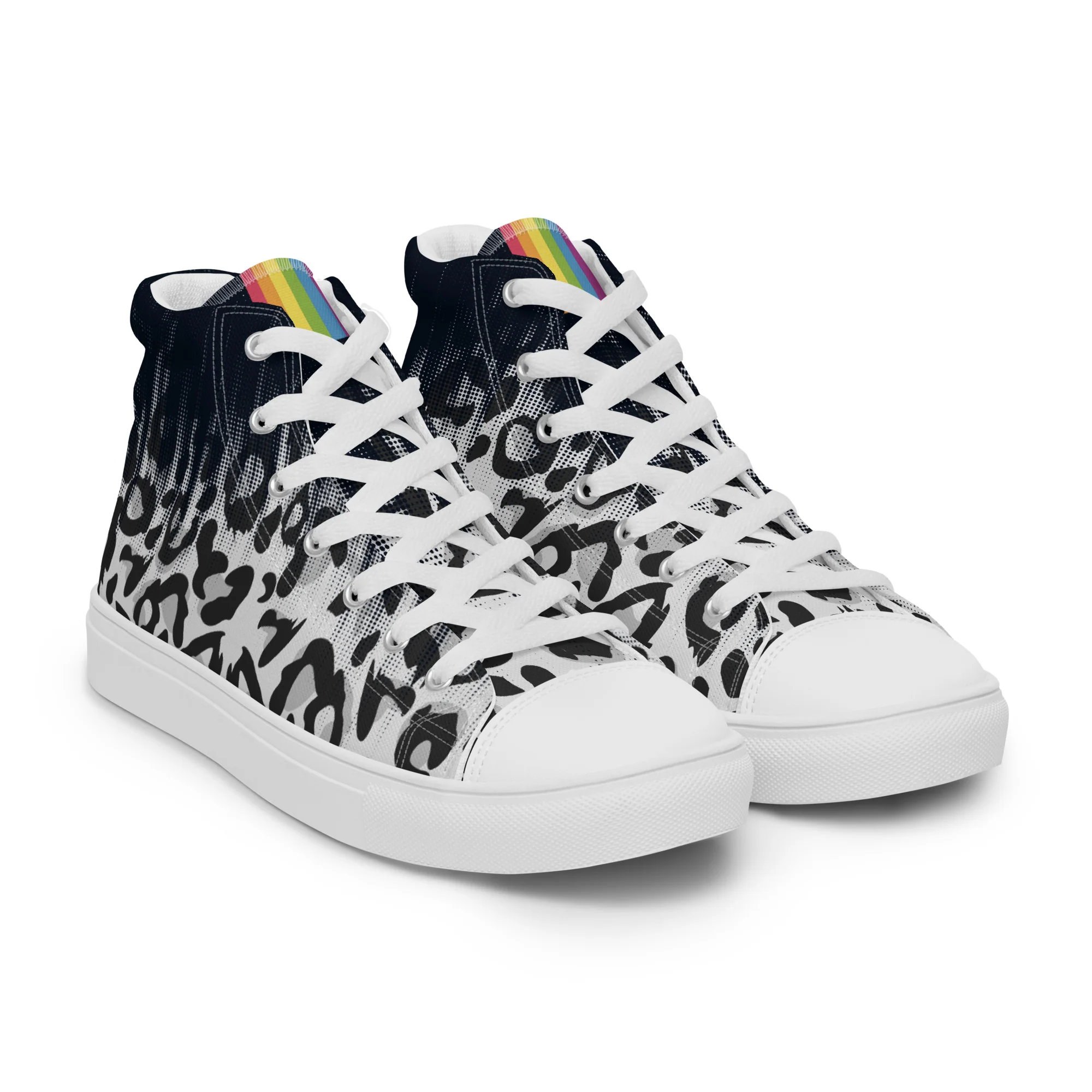 Faded Leopard High Top Trainers (male sizes) - Image 14