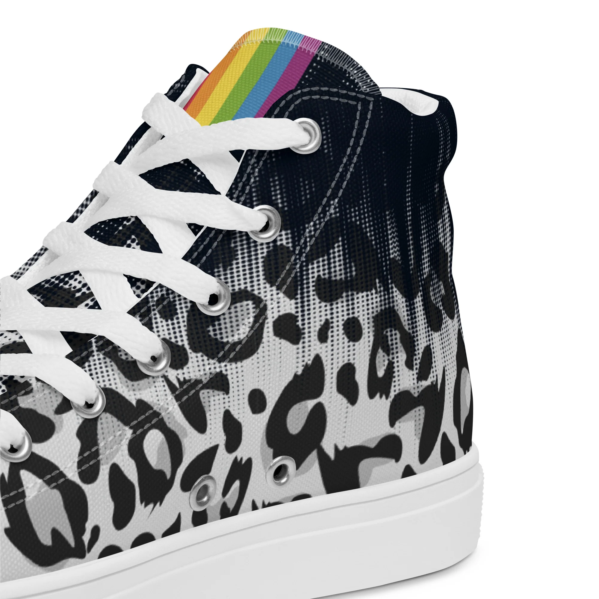Faded Leopard High Top Trainers (male sizes) - Image 3