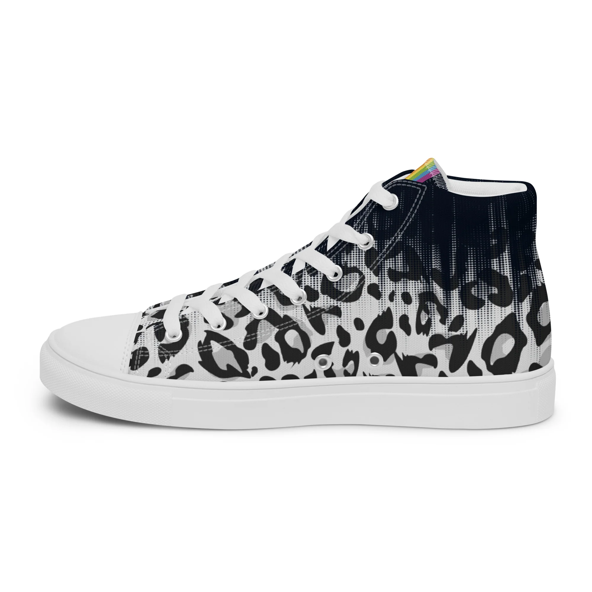 Faded Leopard High Top Trainers (male sizes) - Image 8