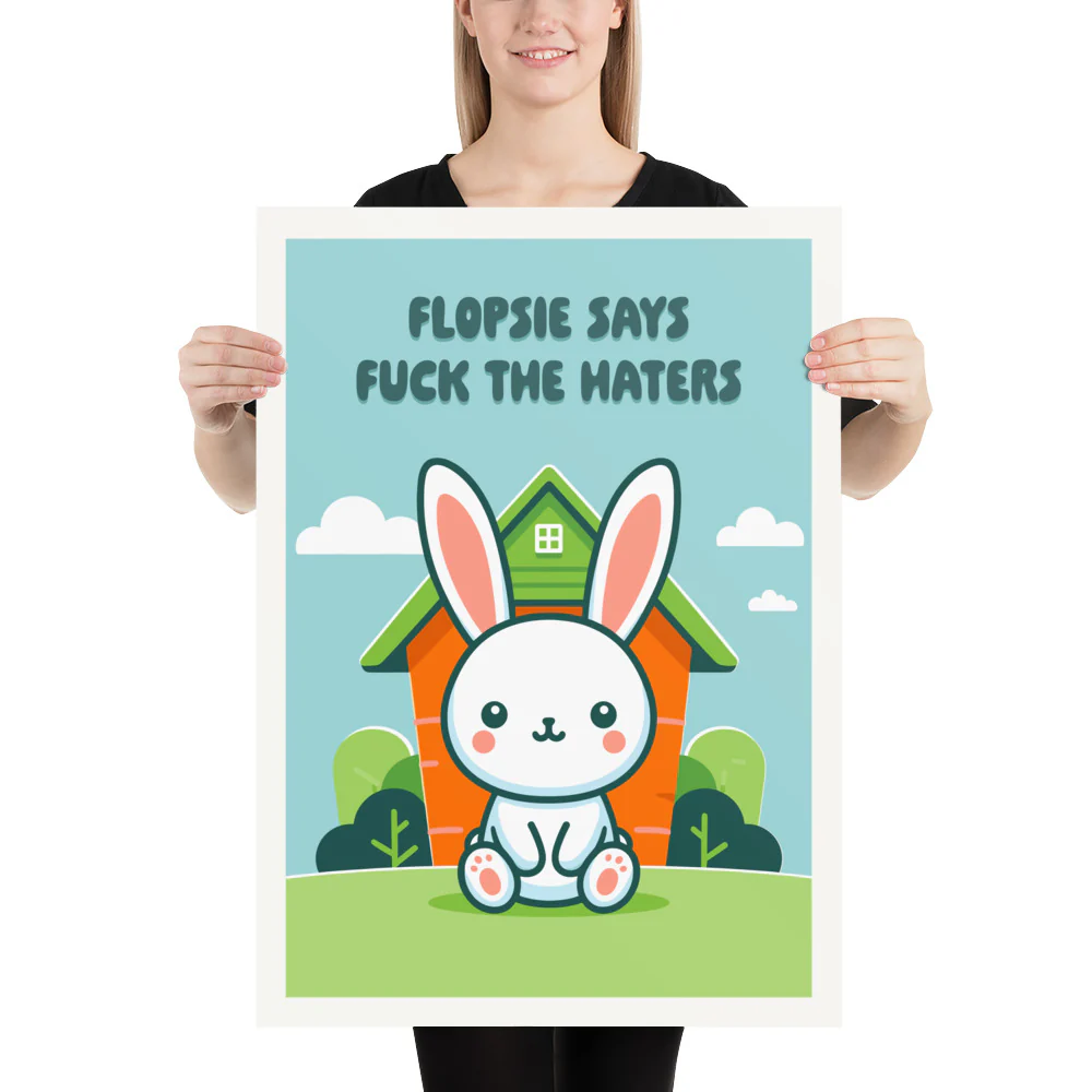 Flopsie Says Art Print - Image 5