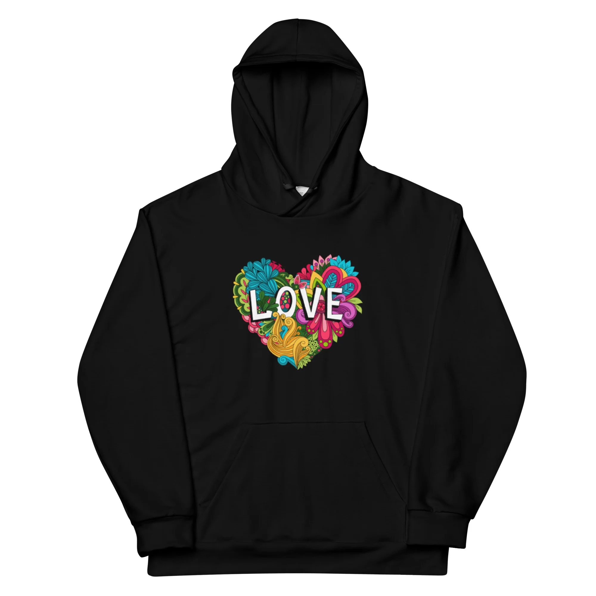 Floral Love Heart Hoodie