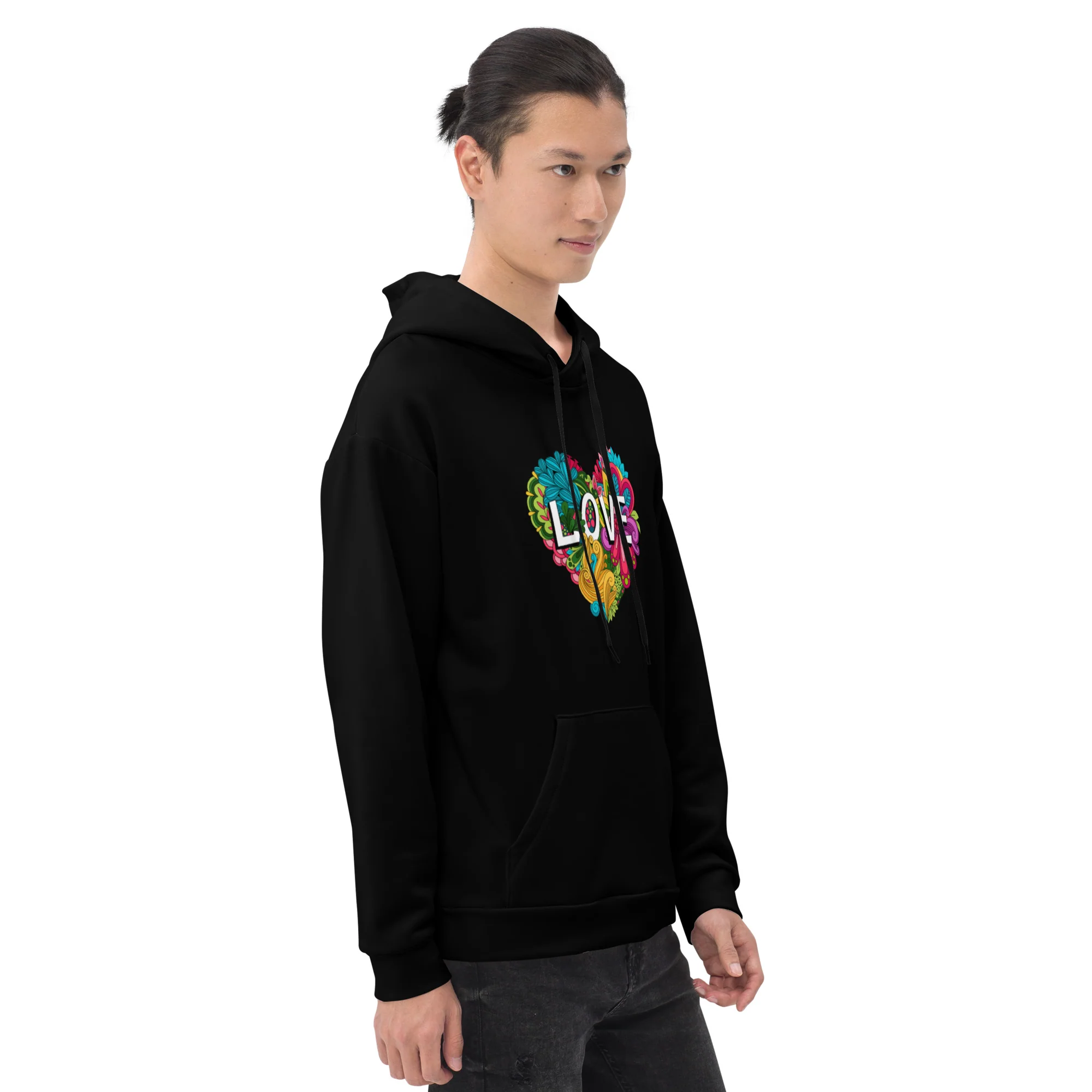 Floral Love Heart Hoodie - Image 6