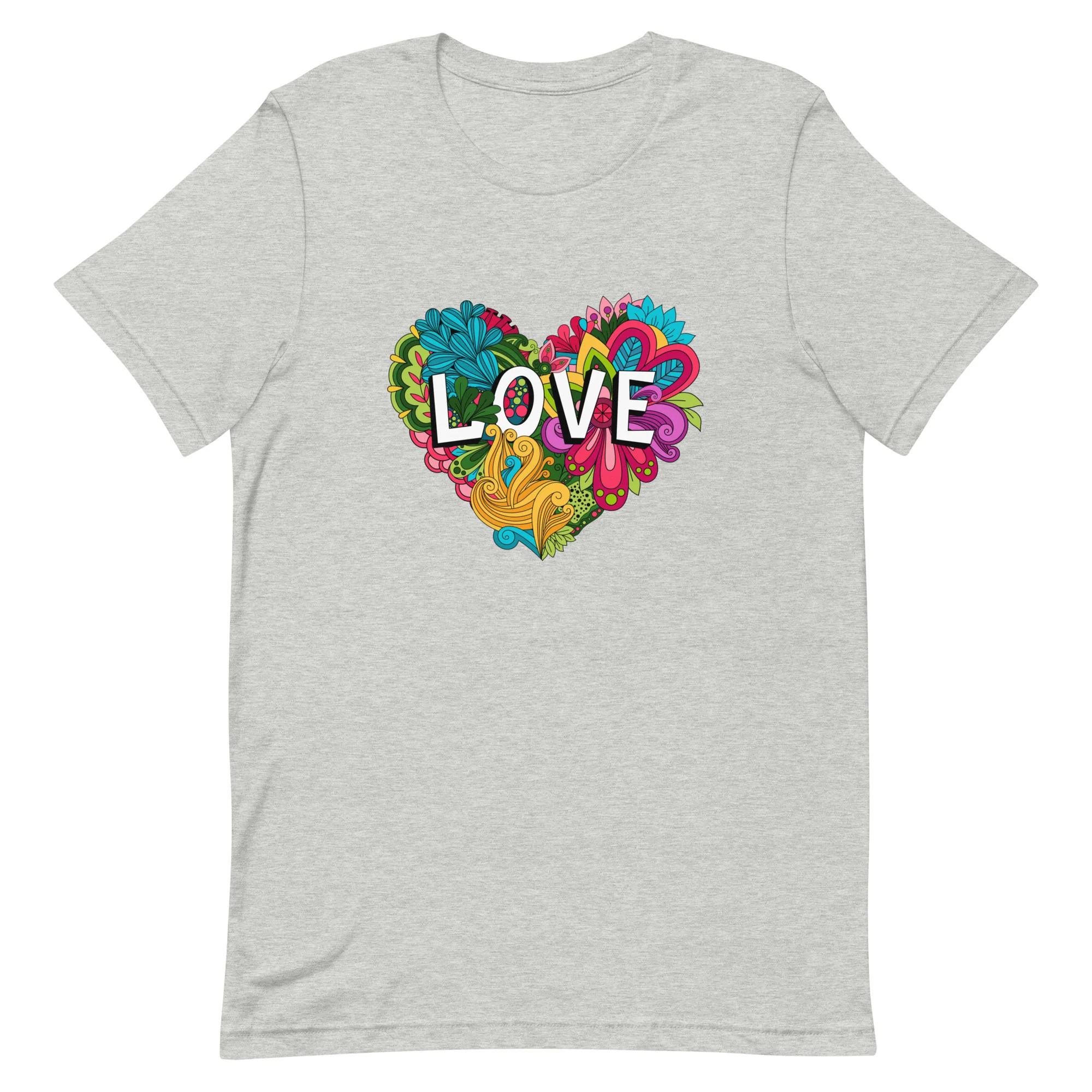 Floral Love Heart T-Shirt - Image 10
