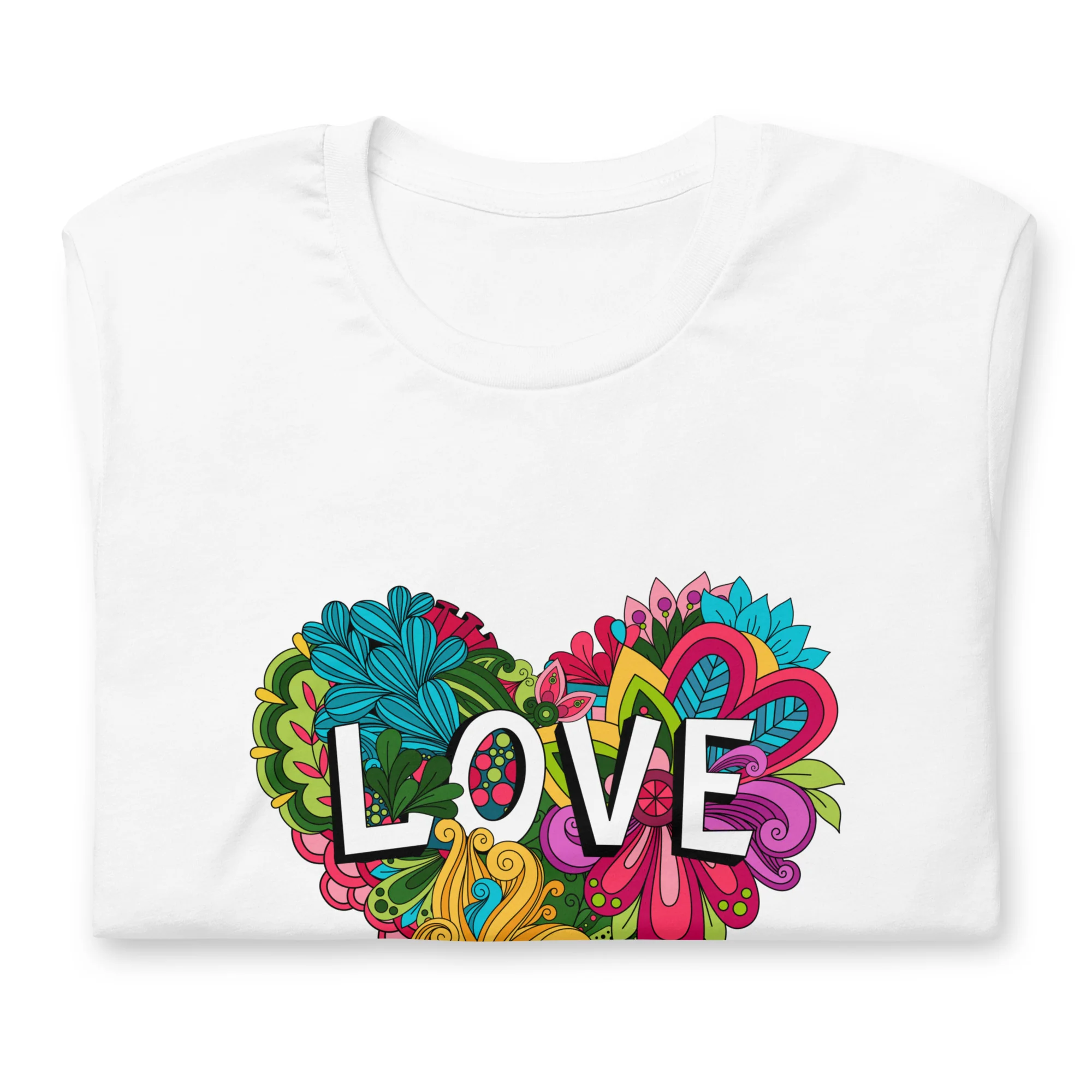 Floral Love Heart T-Shirt - Image 4