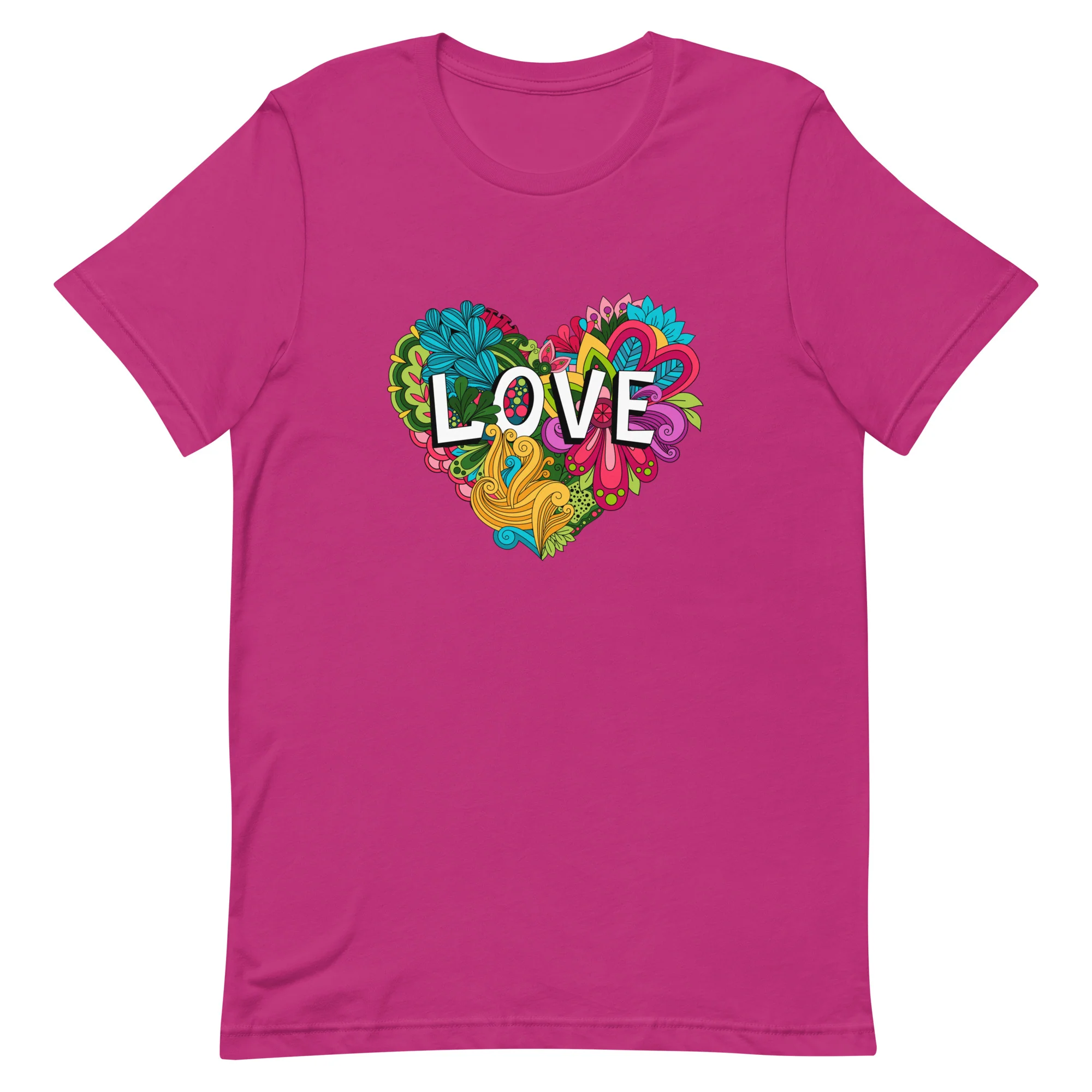 Floral Love Heart T-Shirt - Image 6