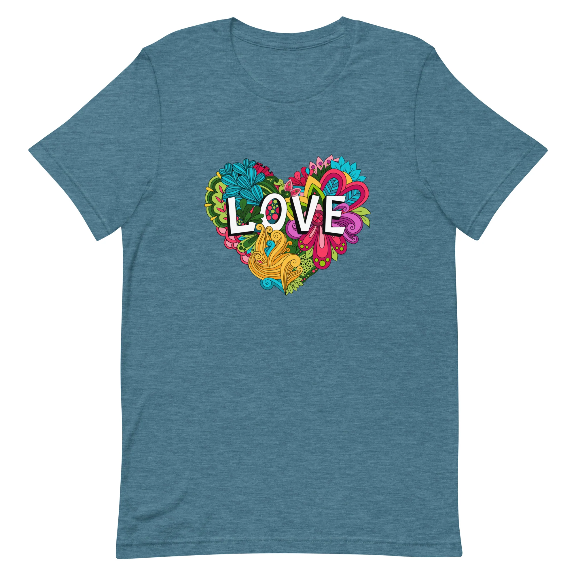Floral Love Heart T-Shirt - Image 7