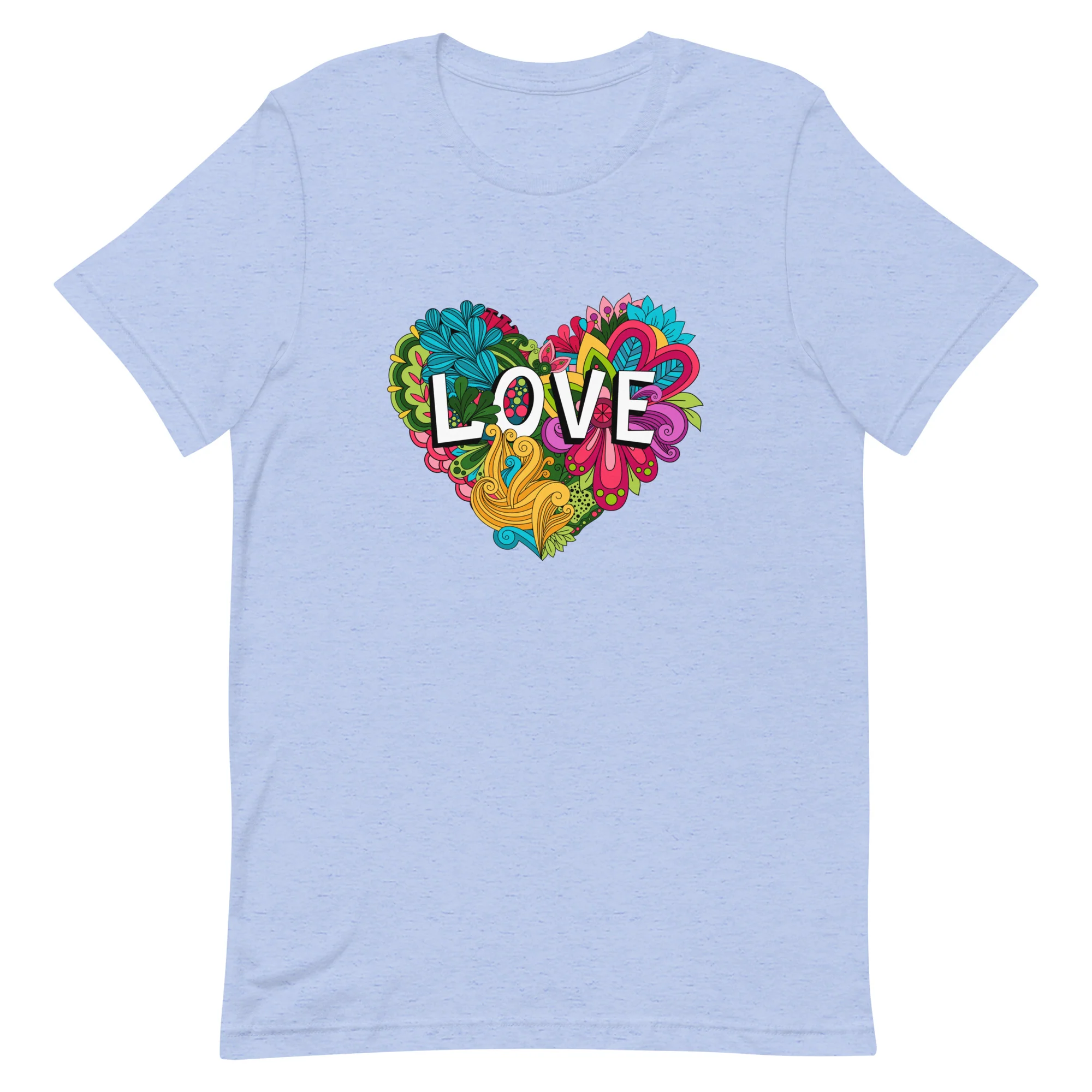 Floral Love Heart T-Shirt - Image 9