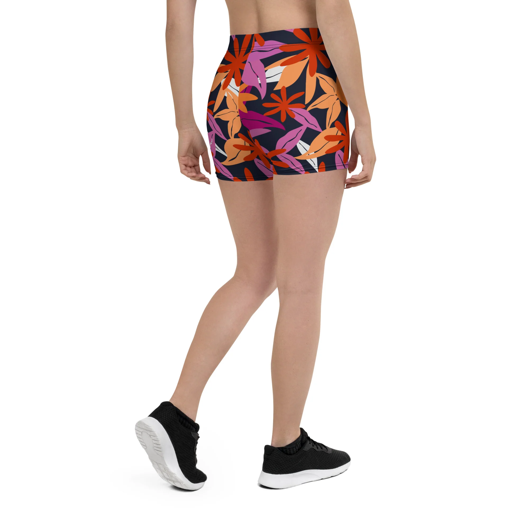 Floral Pattern Legging Shorts in Lesbian Colours - Image 5