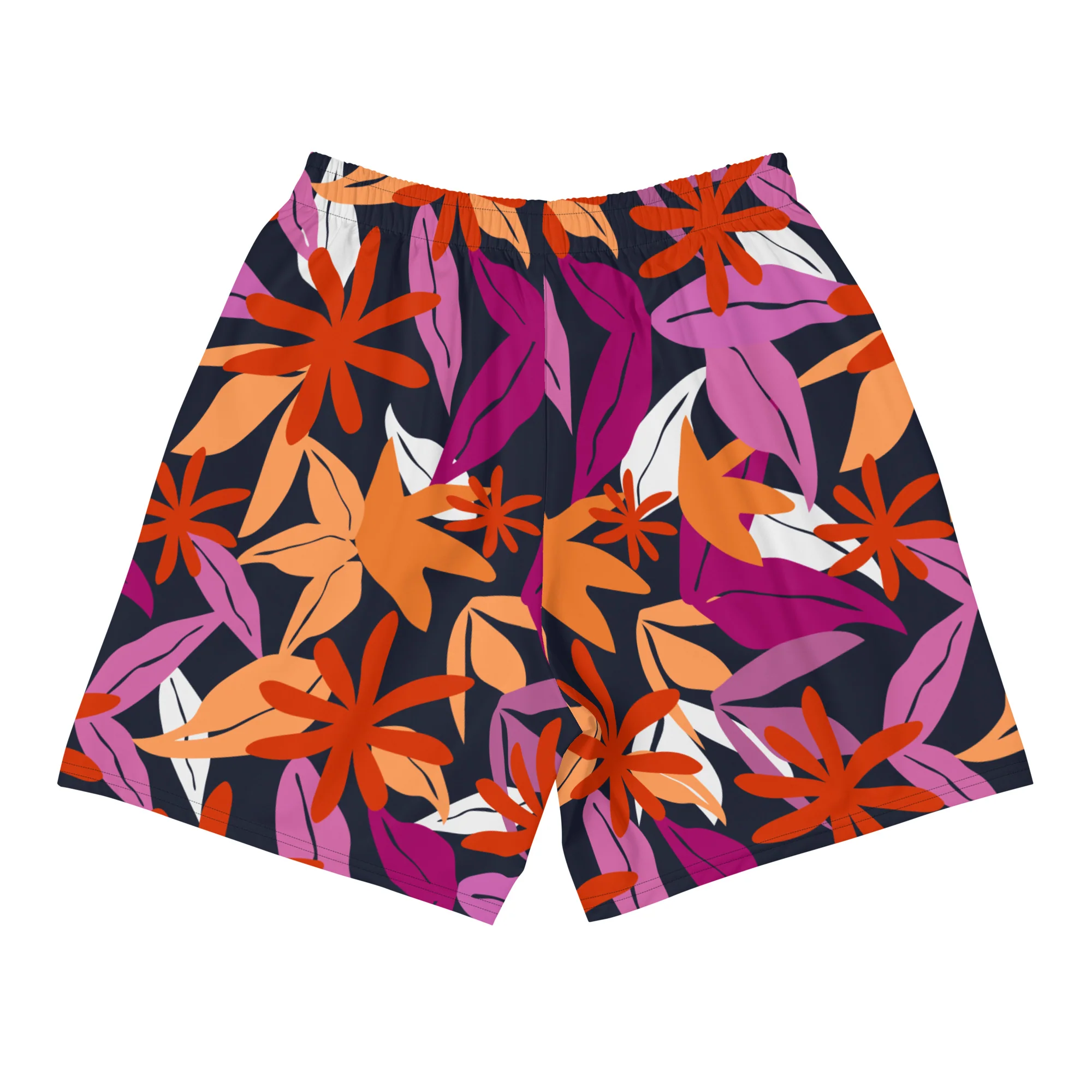 Floral Pattern Long Shorts In Lesbian Colours - Image 4