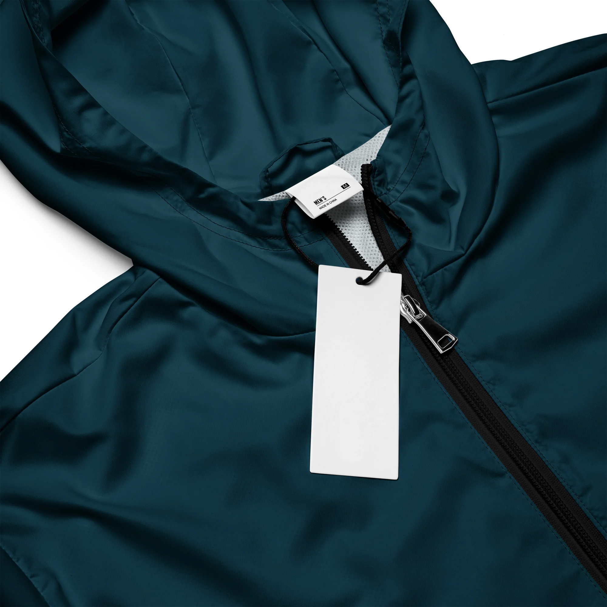 French Blue Windbreaker with Trans Sleeve Stripe - Image 2