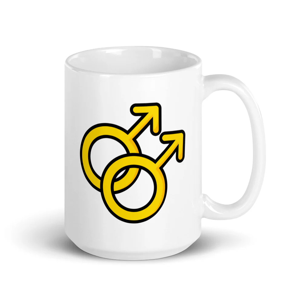Gay Man Symbol Mug - Image 4