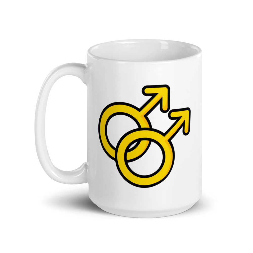 Gay Man Symbol Mug - Image 5