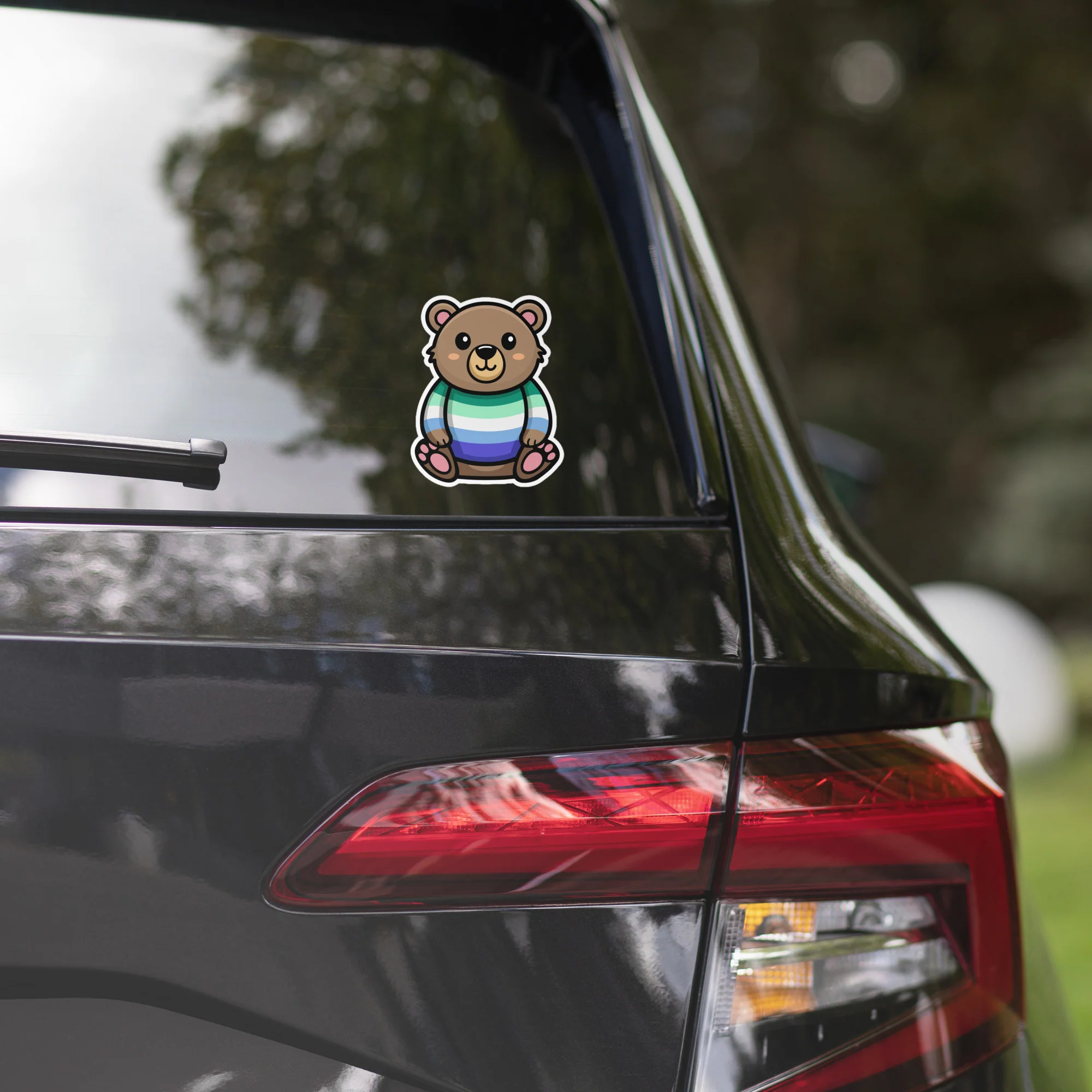 Gay Men's Pride Bear Sticker - Image 6