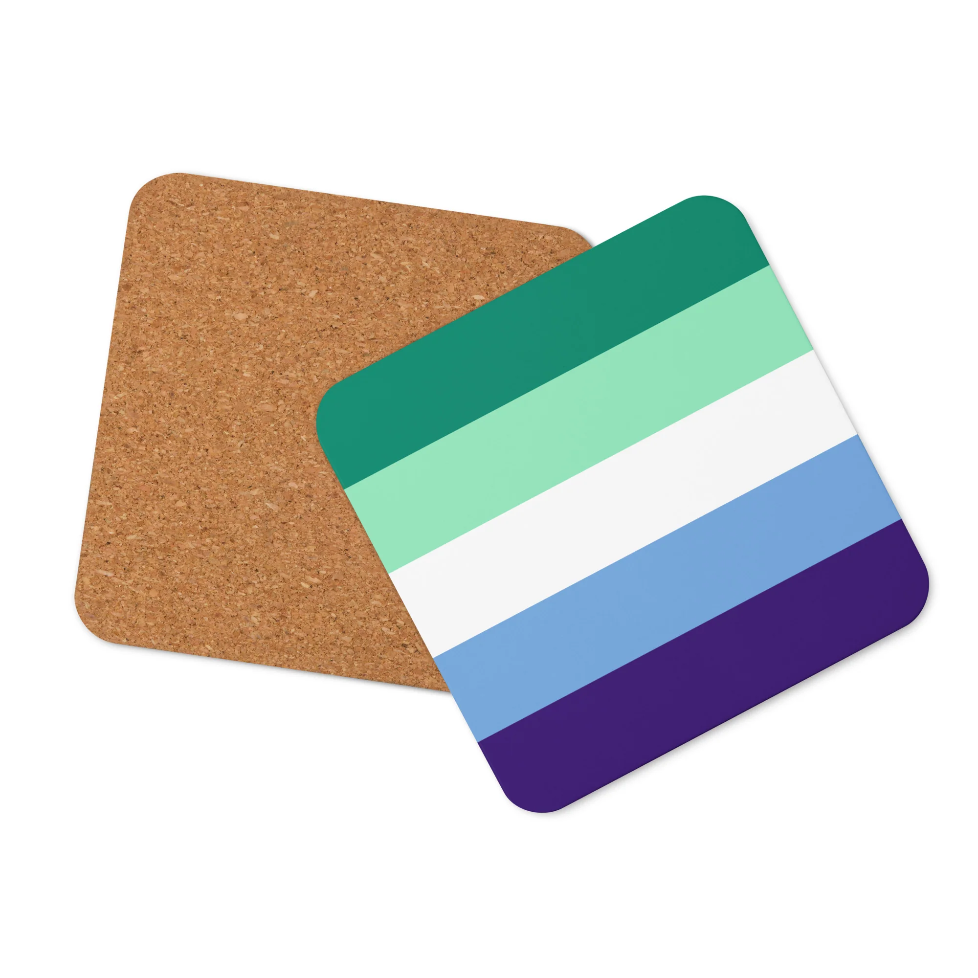 Gay Men's Pride Flag Coaster - Image 3