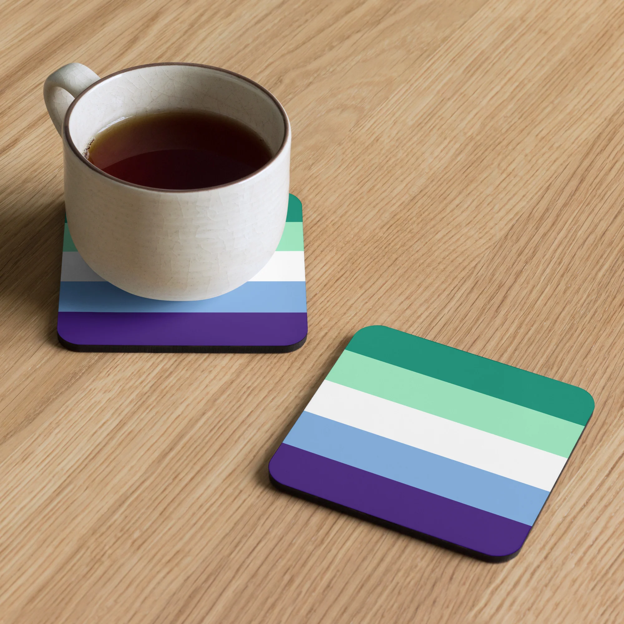 Gay Men's Pride Flag Coaster - Image 5
