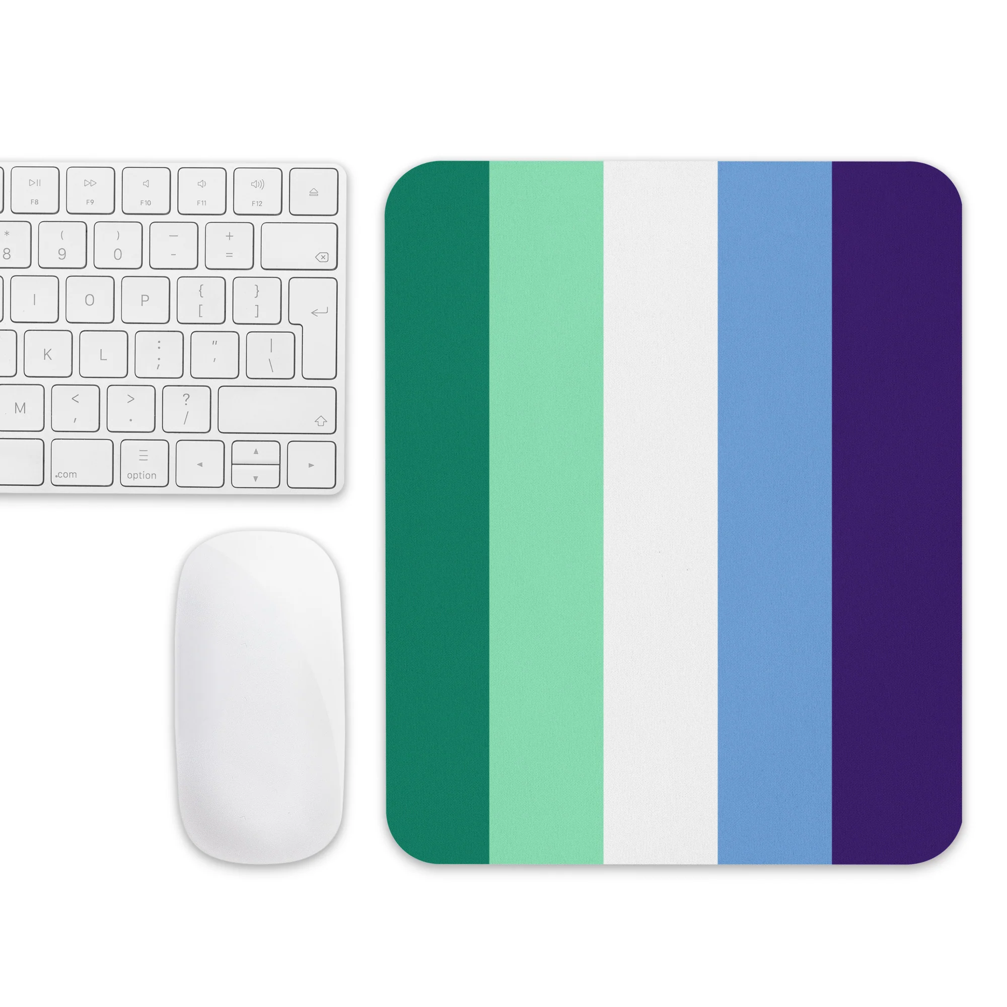 Gay Men's Pride Flag Mouse Pad/Mouse Mat - Image 2