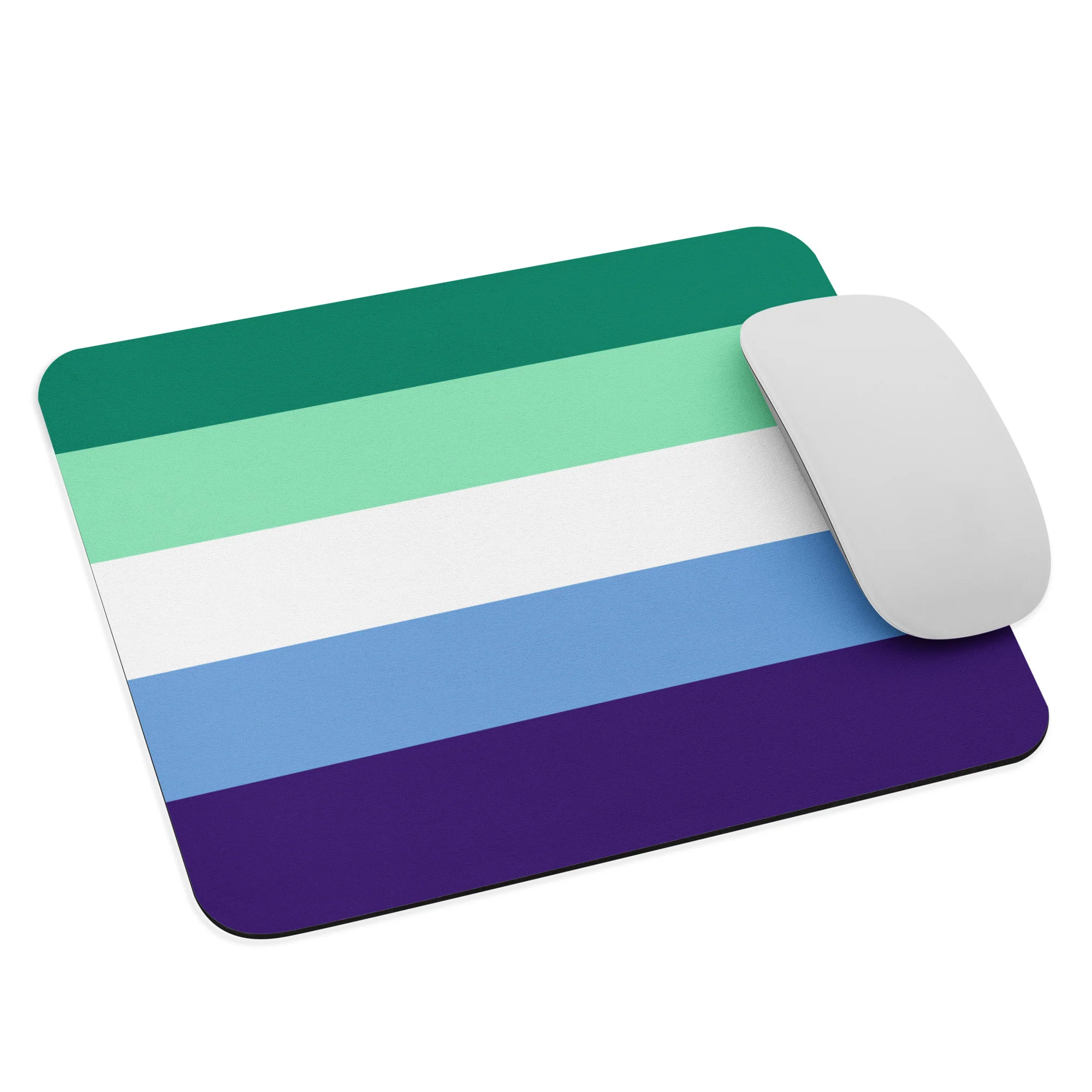 Gay Men's Pride Flag Mouse Pad/Mouse Mat - Image 3