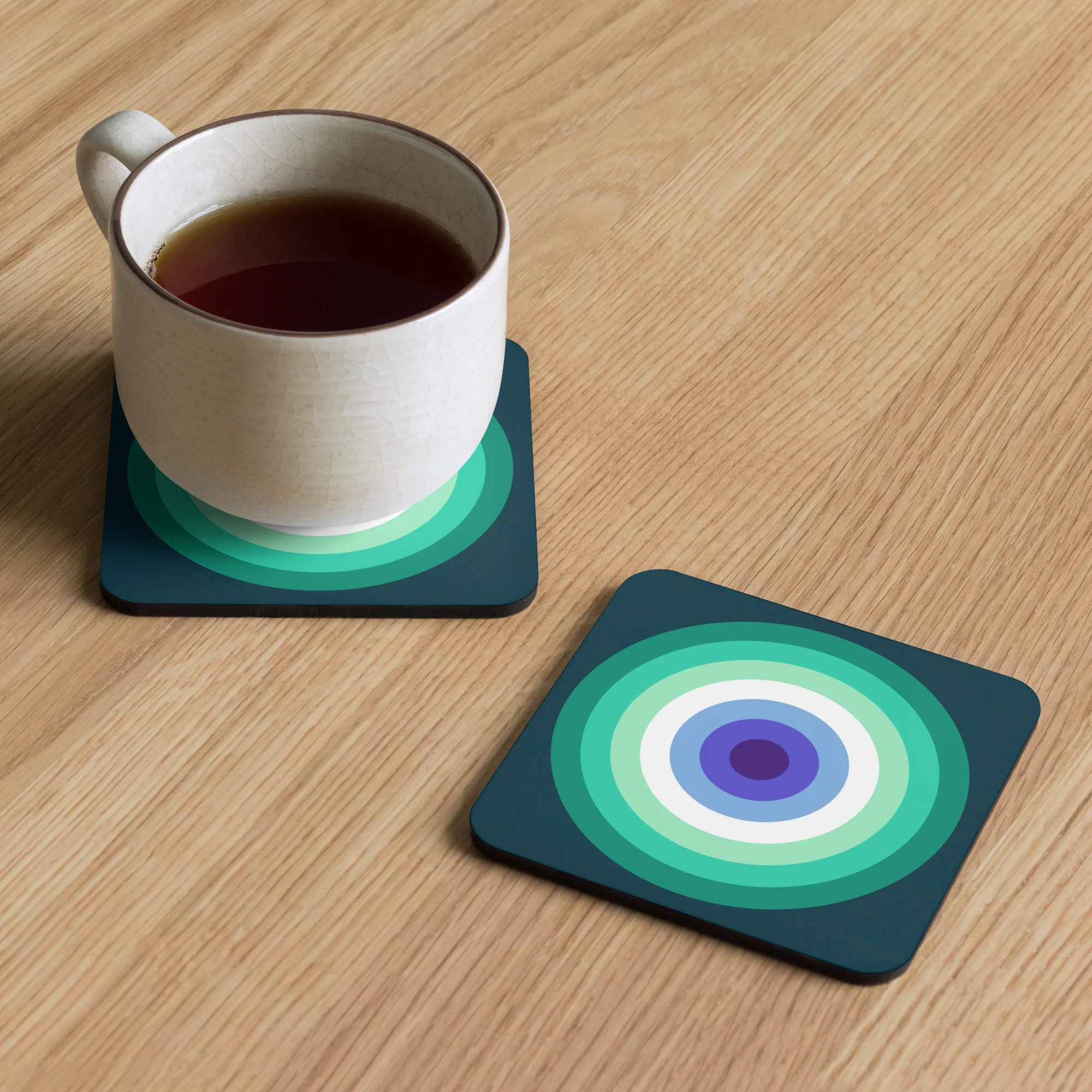 Gay Men's Pride Flag Roundel Coaster - Image 5