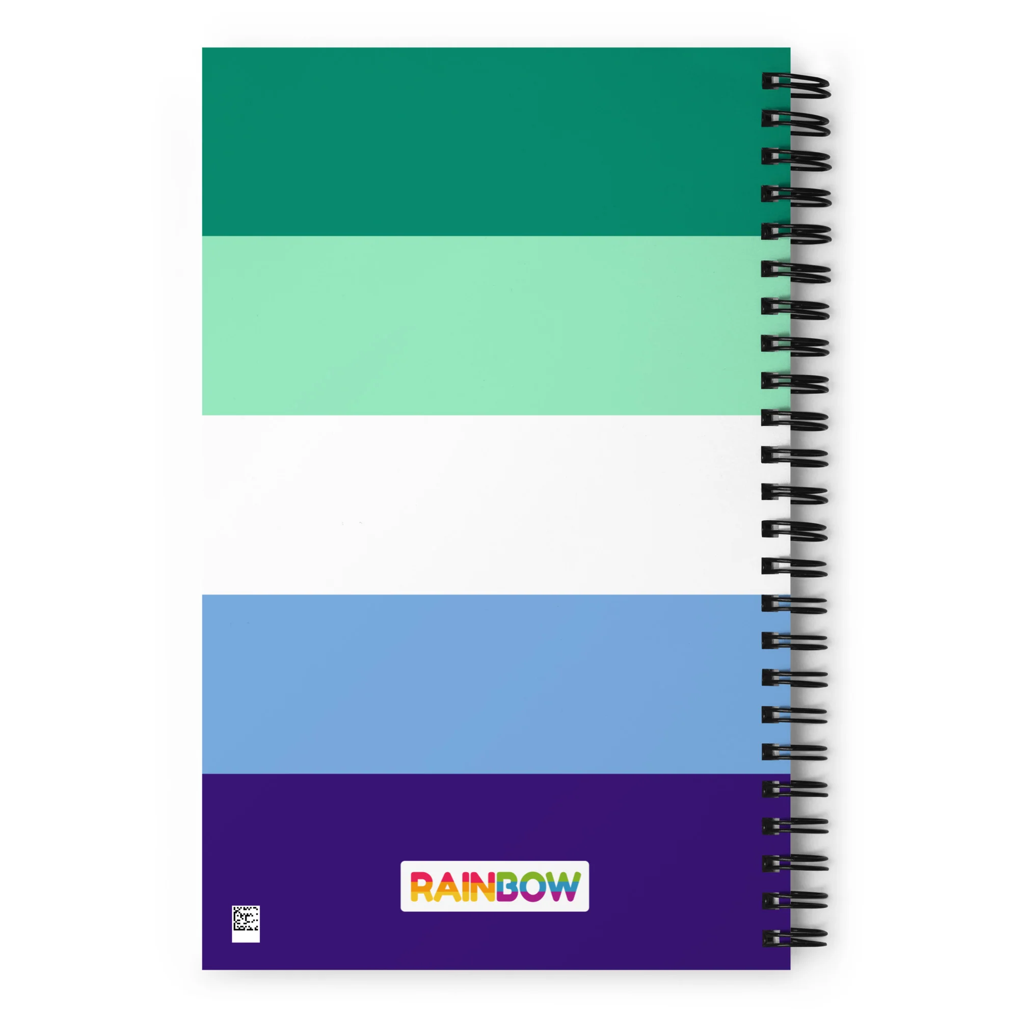 Gay Men's Pride Flag Spiral Notebook - Image 7