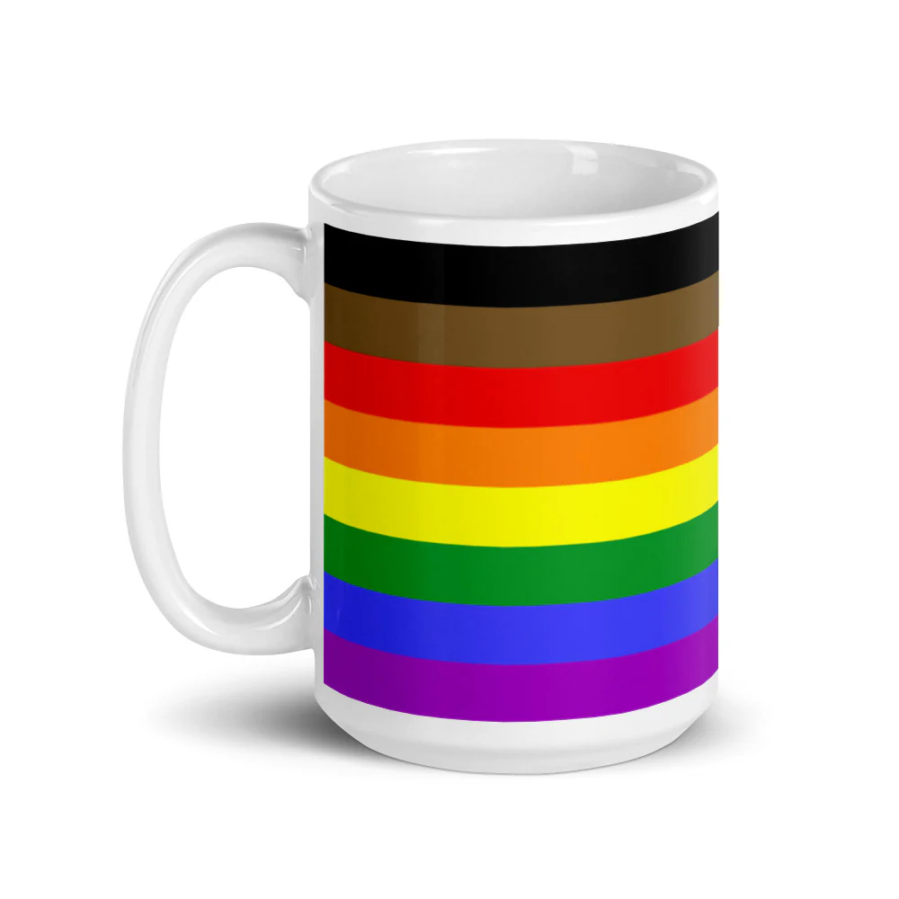 POC Inclusive Rainbow Pride Flag Mug - Image 5